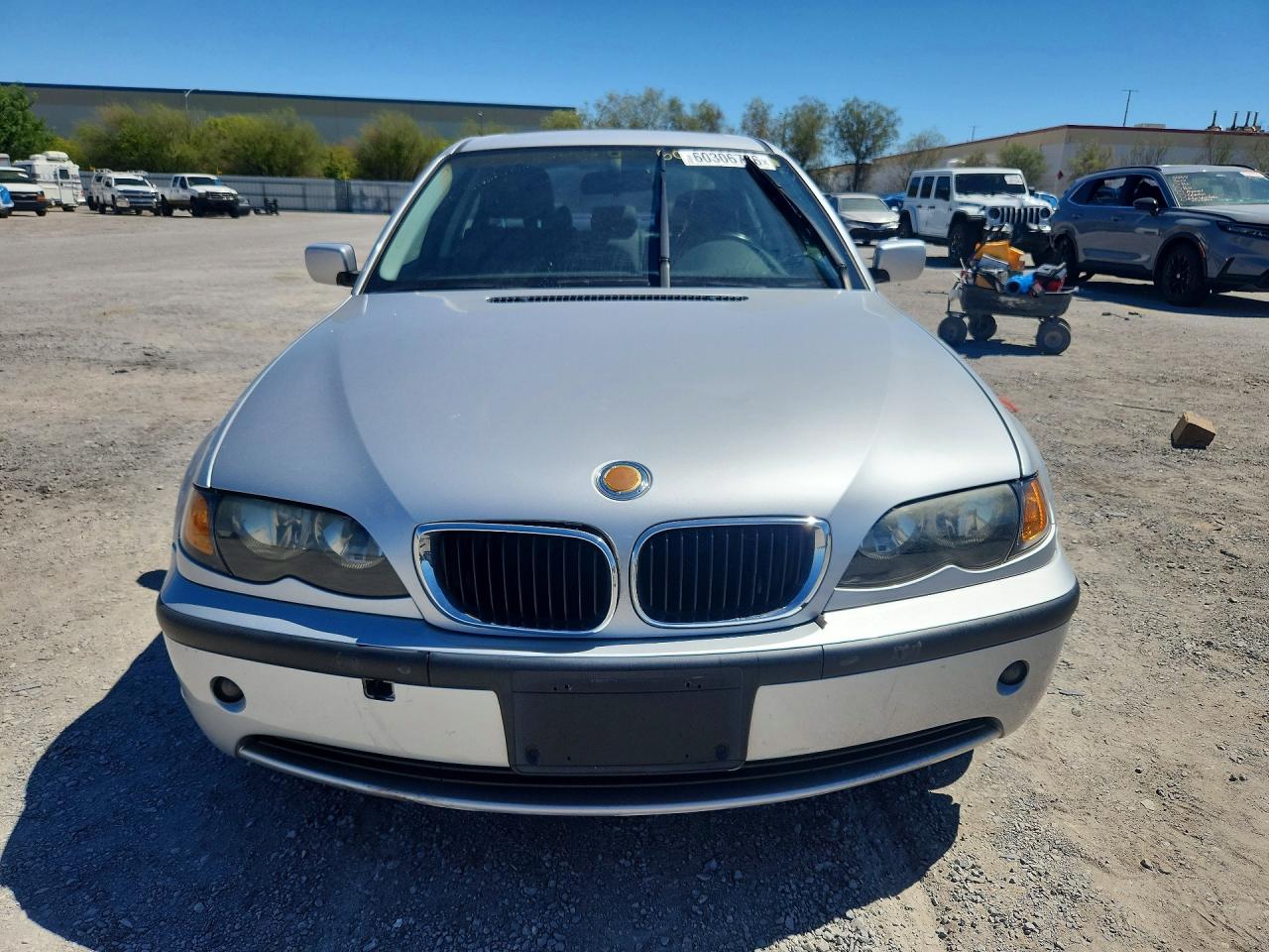 2003 Bmw 325 I Silver vin: WBAET37453NJ34952
