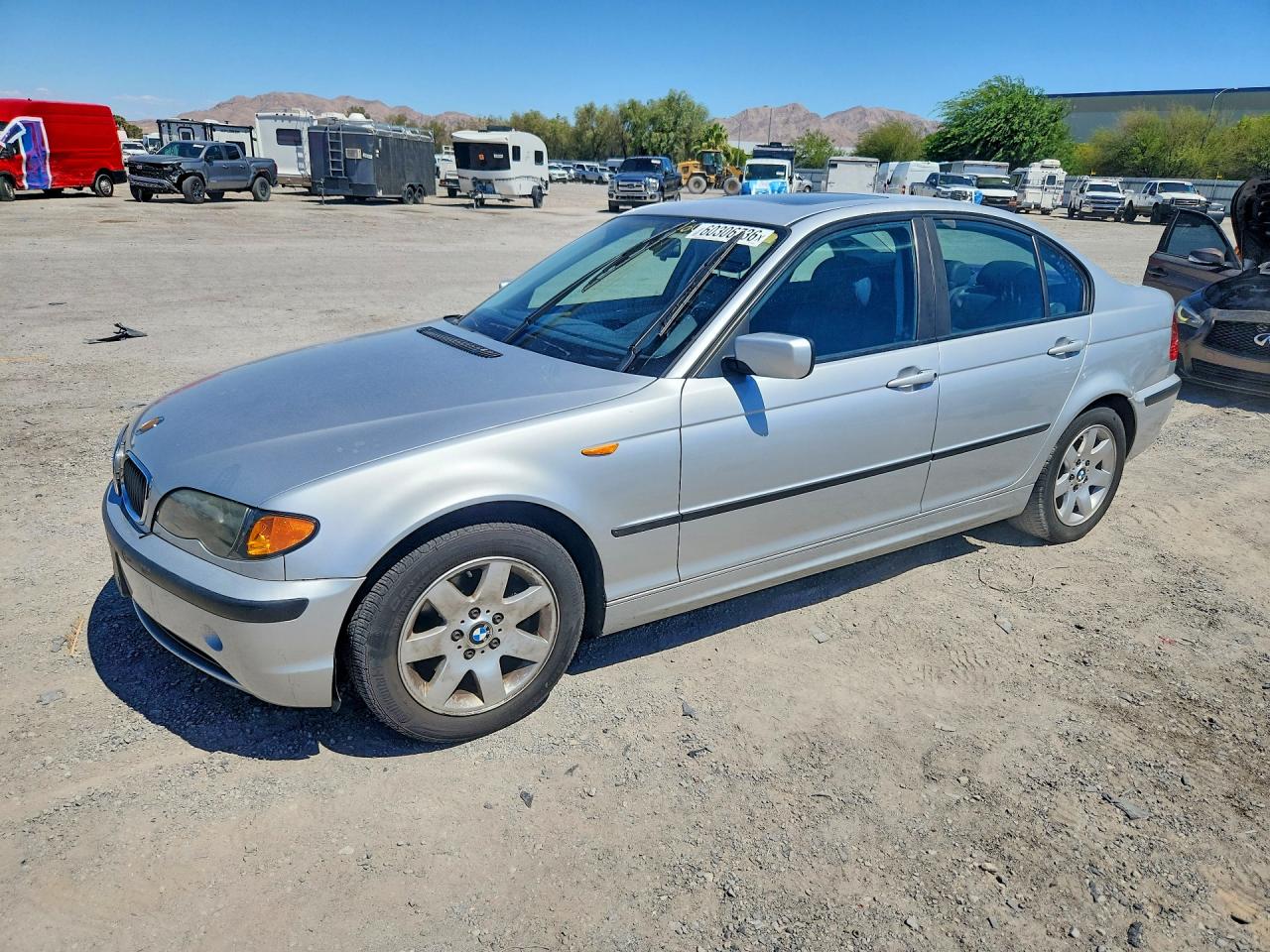 2003 Bmw 325 I Silver vin: WBAET37453NJ34952