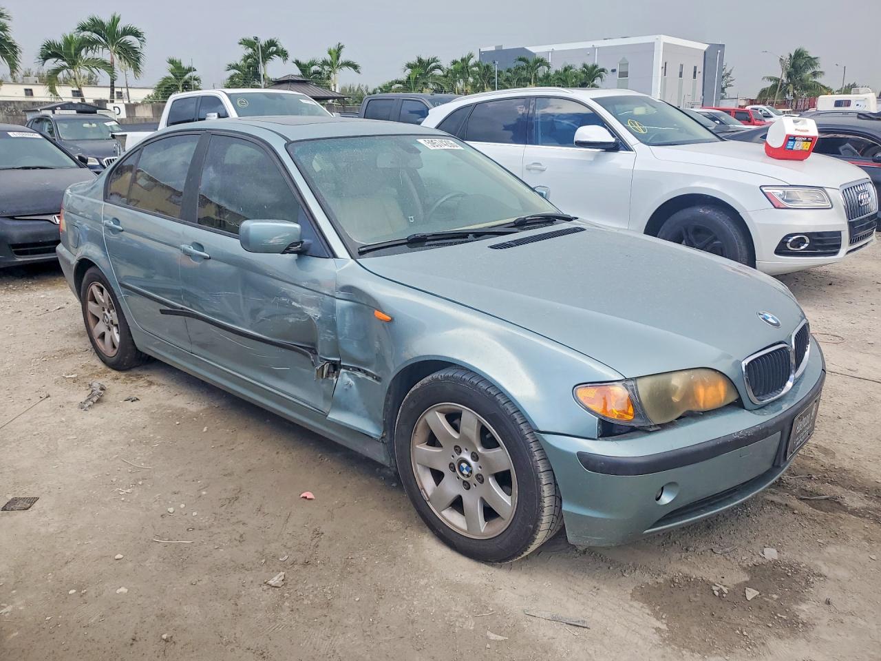 2004 Bmw 325 I Green vin: WBAET37454NJ42387