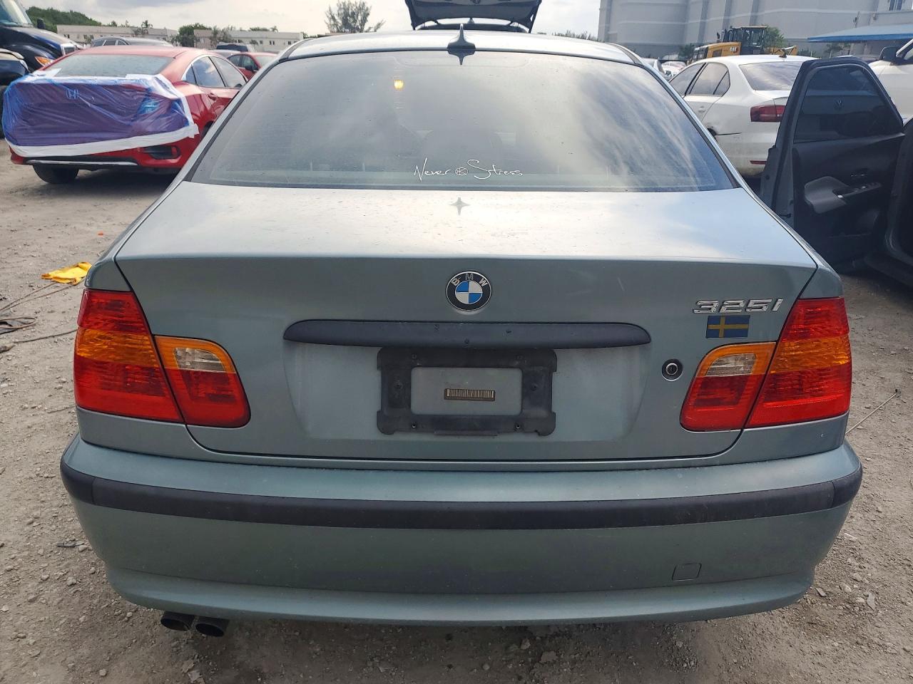 2004 Bmw 325 I Green vin: WBAET37454NJ42387