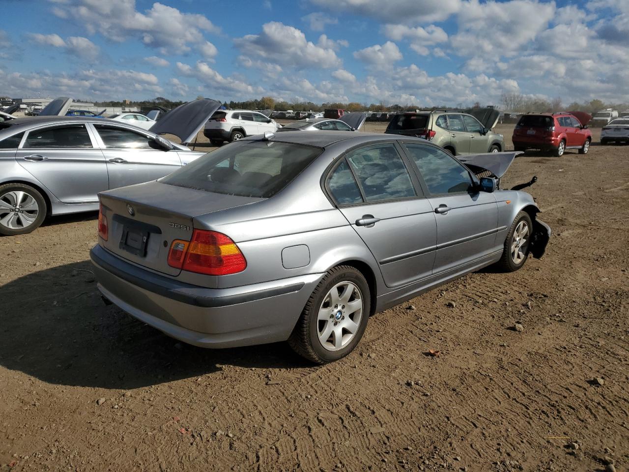 2004 Bmw 325 I Gray vin: WBAET37454NJ82162
