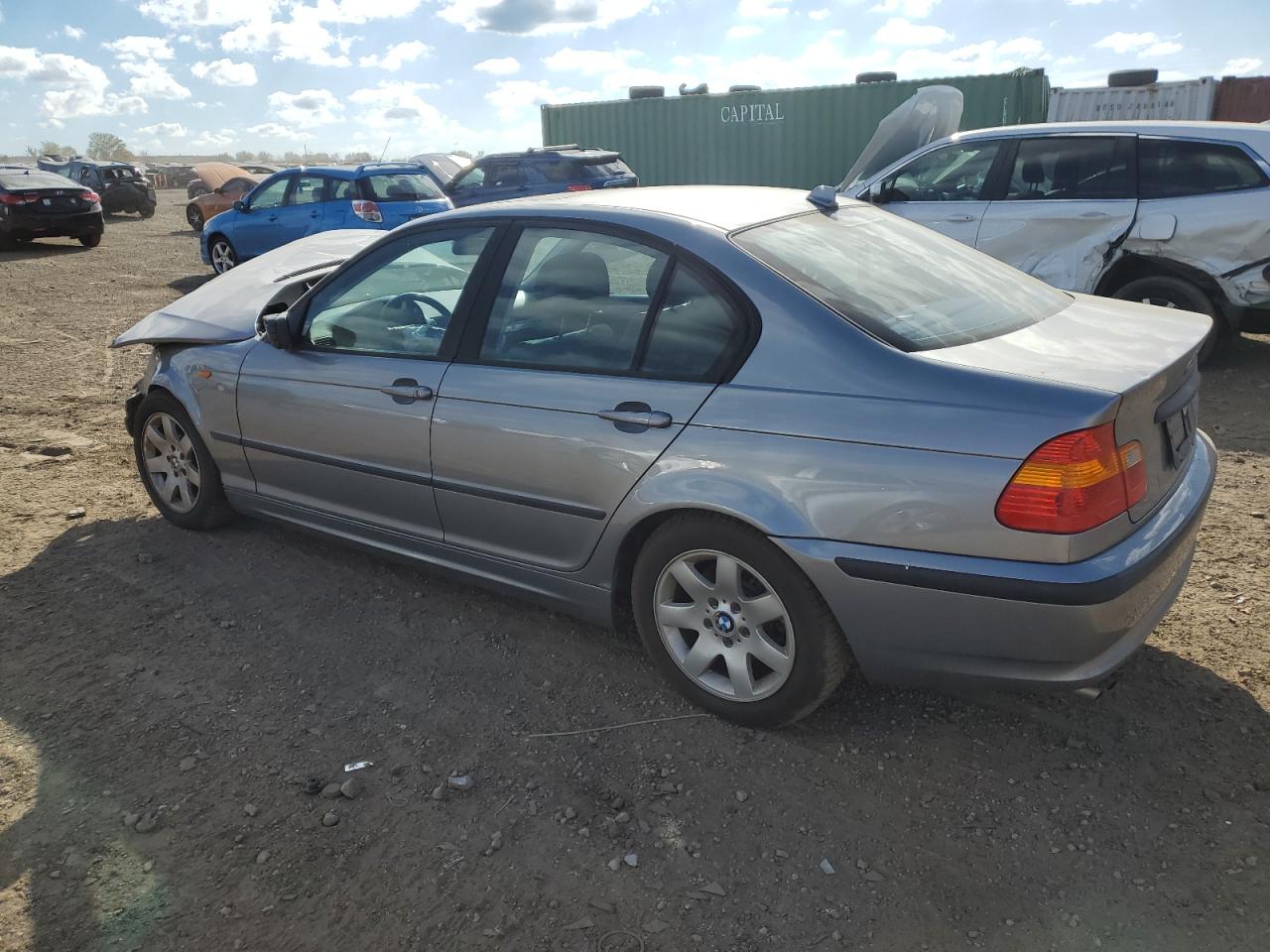 2004 Bmw 325 I Gray vin: WBAET37454NJ82162