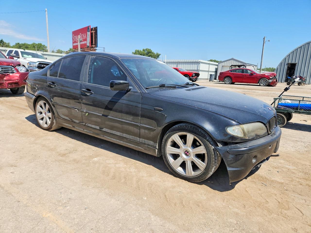 2002 Bmw 325 I Gray vin: WBAET37462NG76353