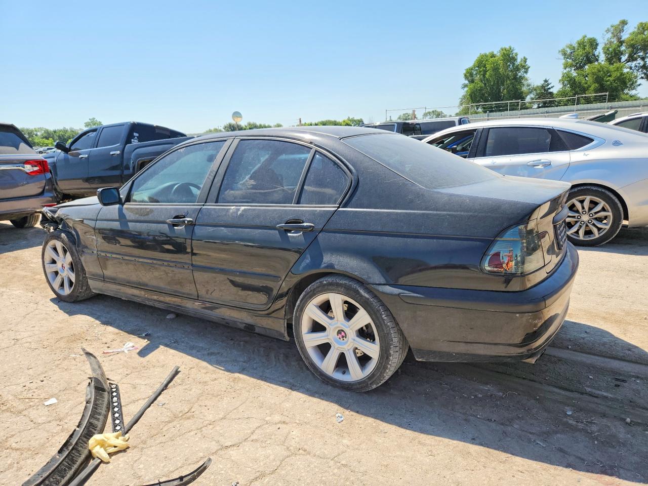 2002 Bmw 325 I Gray vin: WBAET37462NG76353