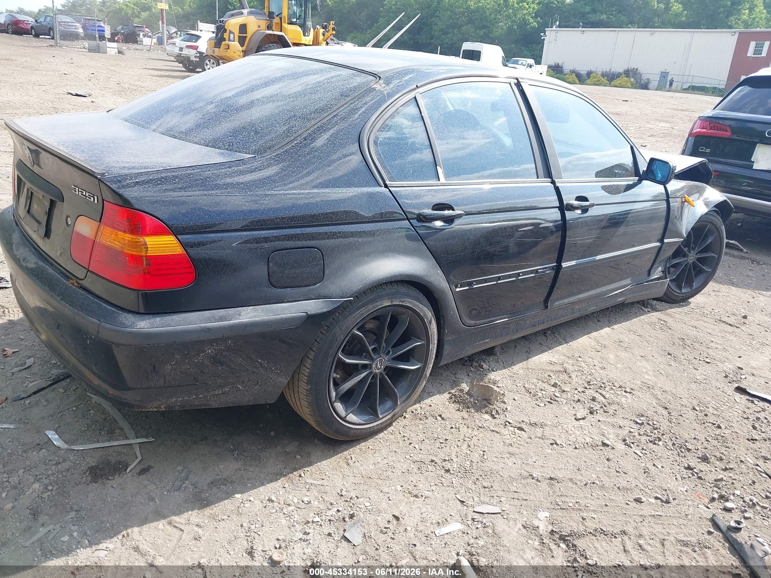 2002 Bmw 325i   Черный vin: WBAET37472NH02233