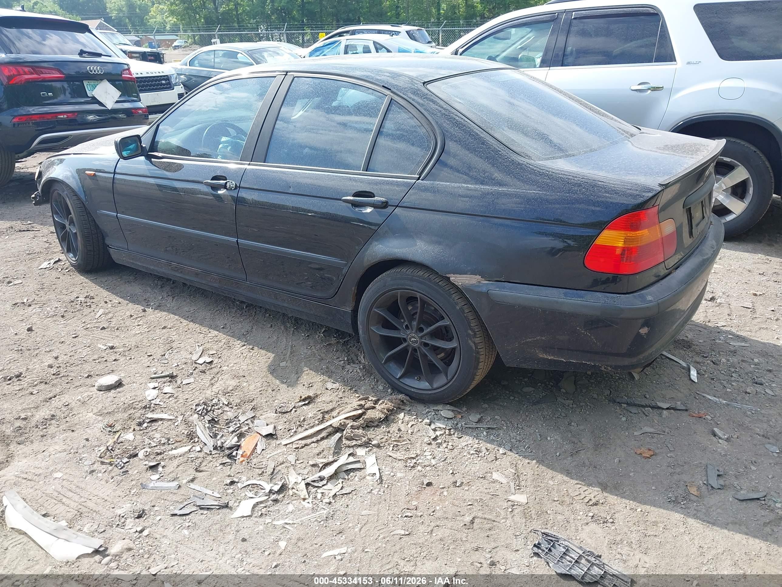 2002 Bmw 325i   Черный vin: WBAET37472NH02233