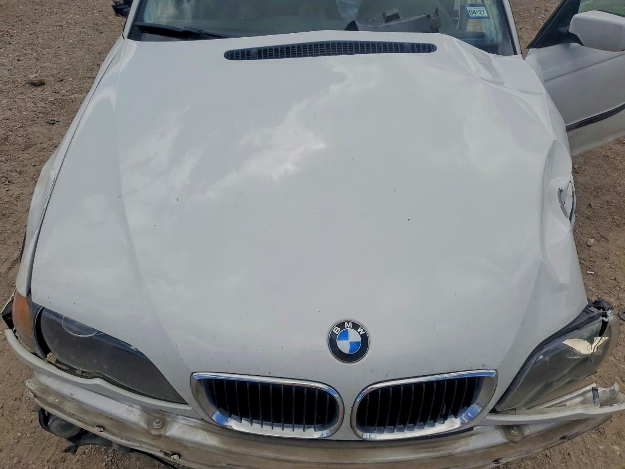 2005 Bmw 325 I White vin: WBAET37475NJ86960