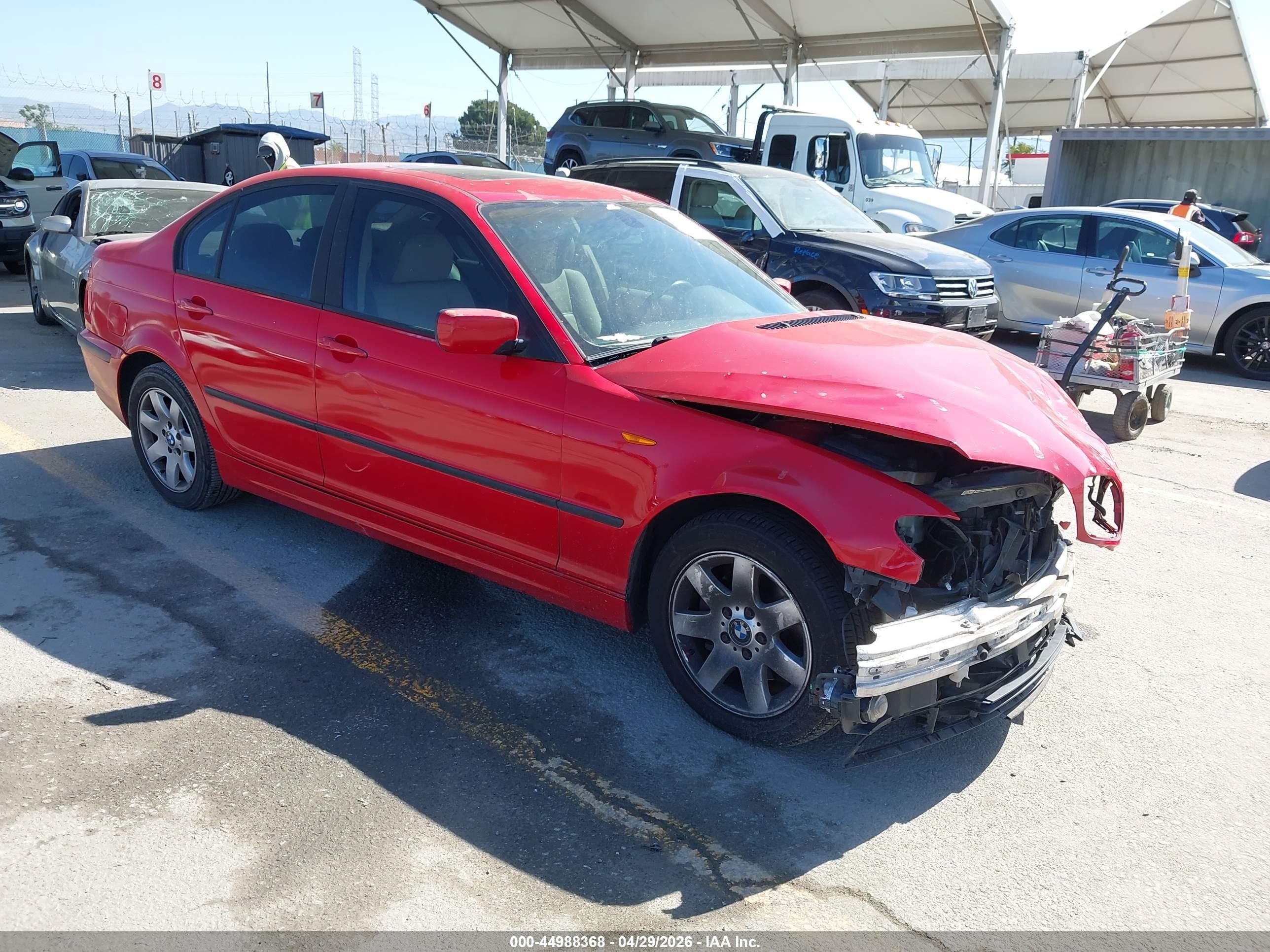 2003 Bmw 325i   Red vin: WBAET37483NJ39546