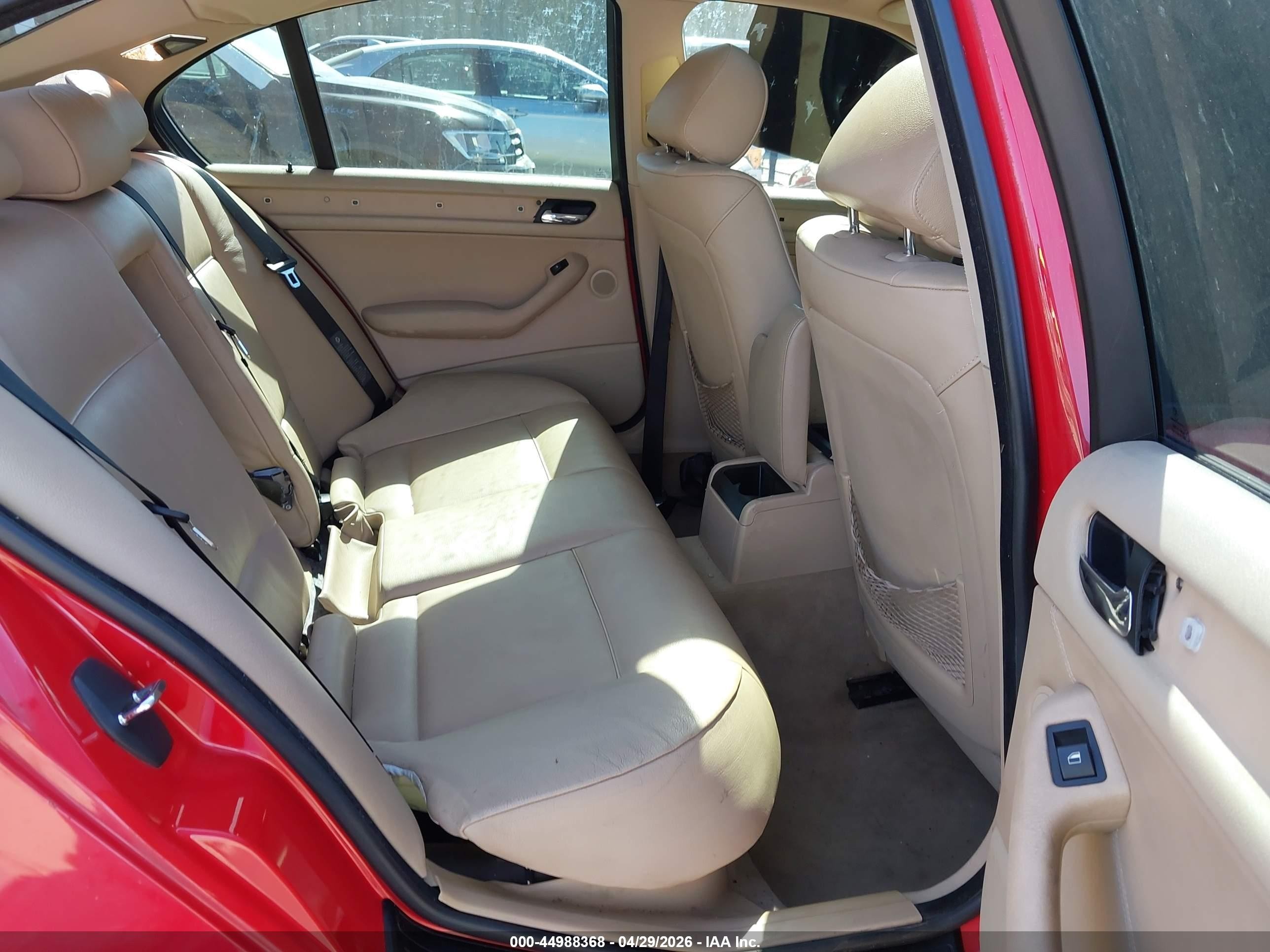 2003 Bmw 325i   Red vin: WBAET37483NJ39546