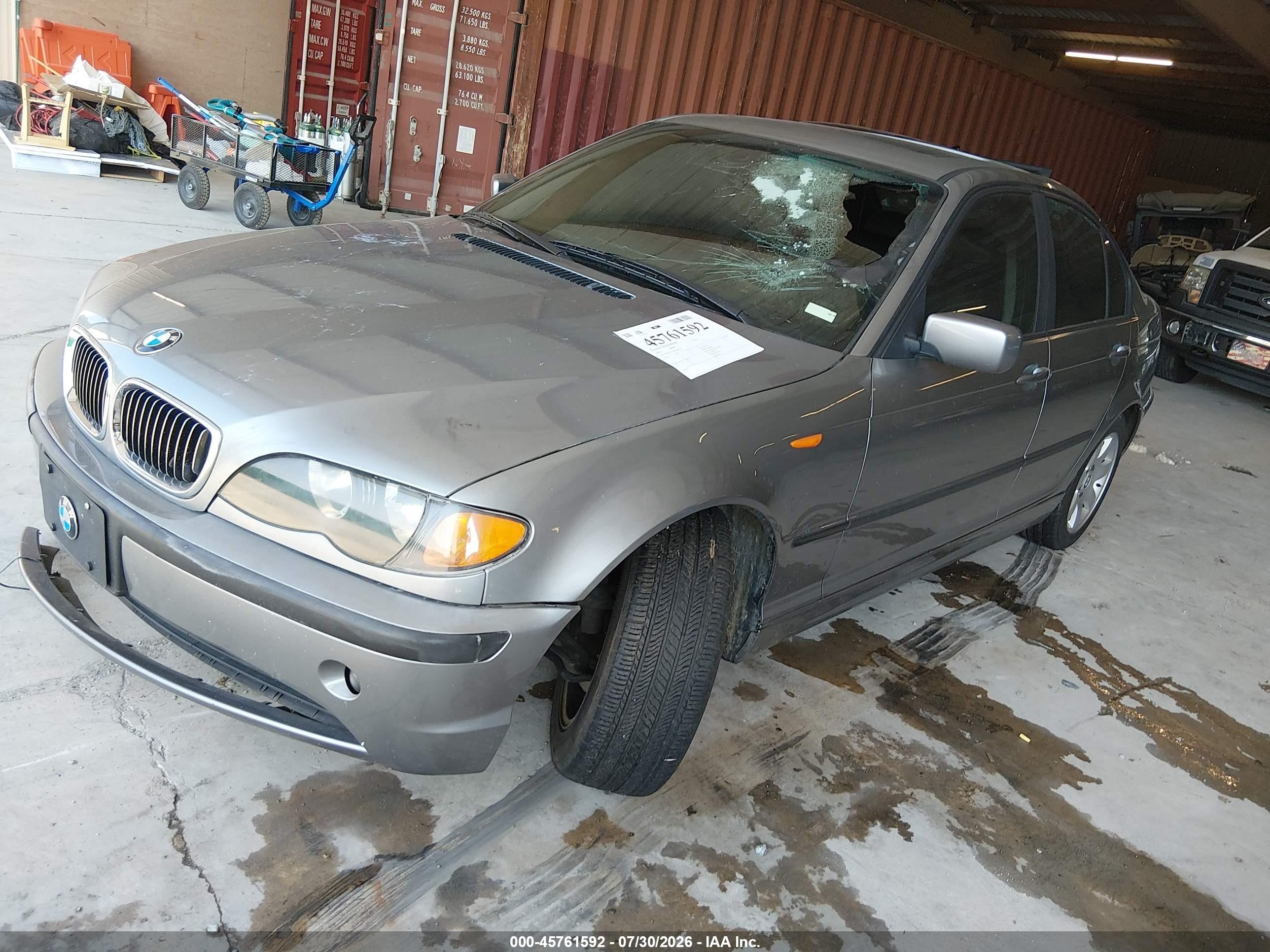 2005 Bmw 325i   Silver vin: WBAET37485NJ86143