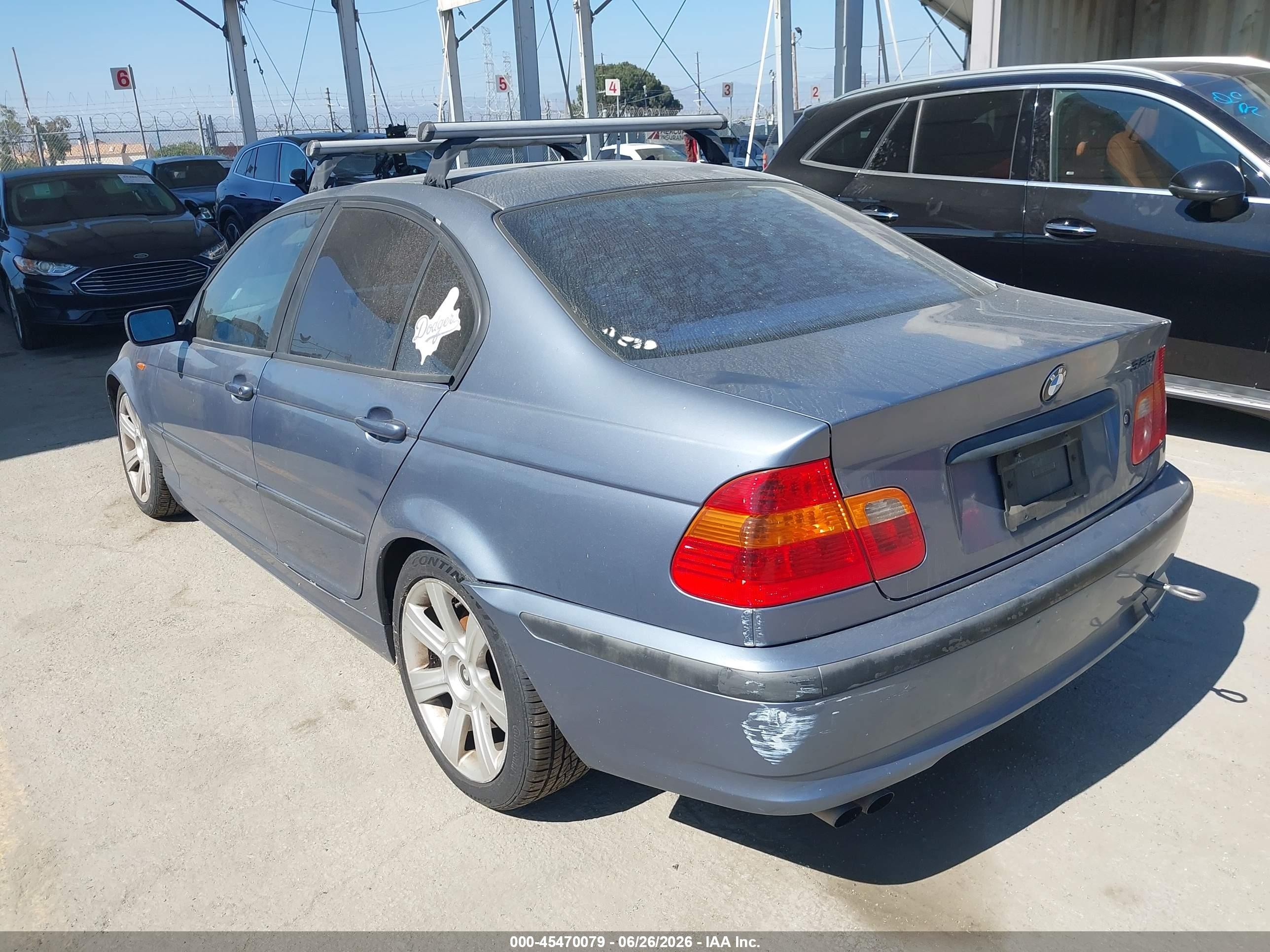 2002 Bmw 325i Серый vin: WBAET37492NG80266