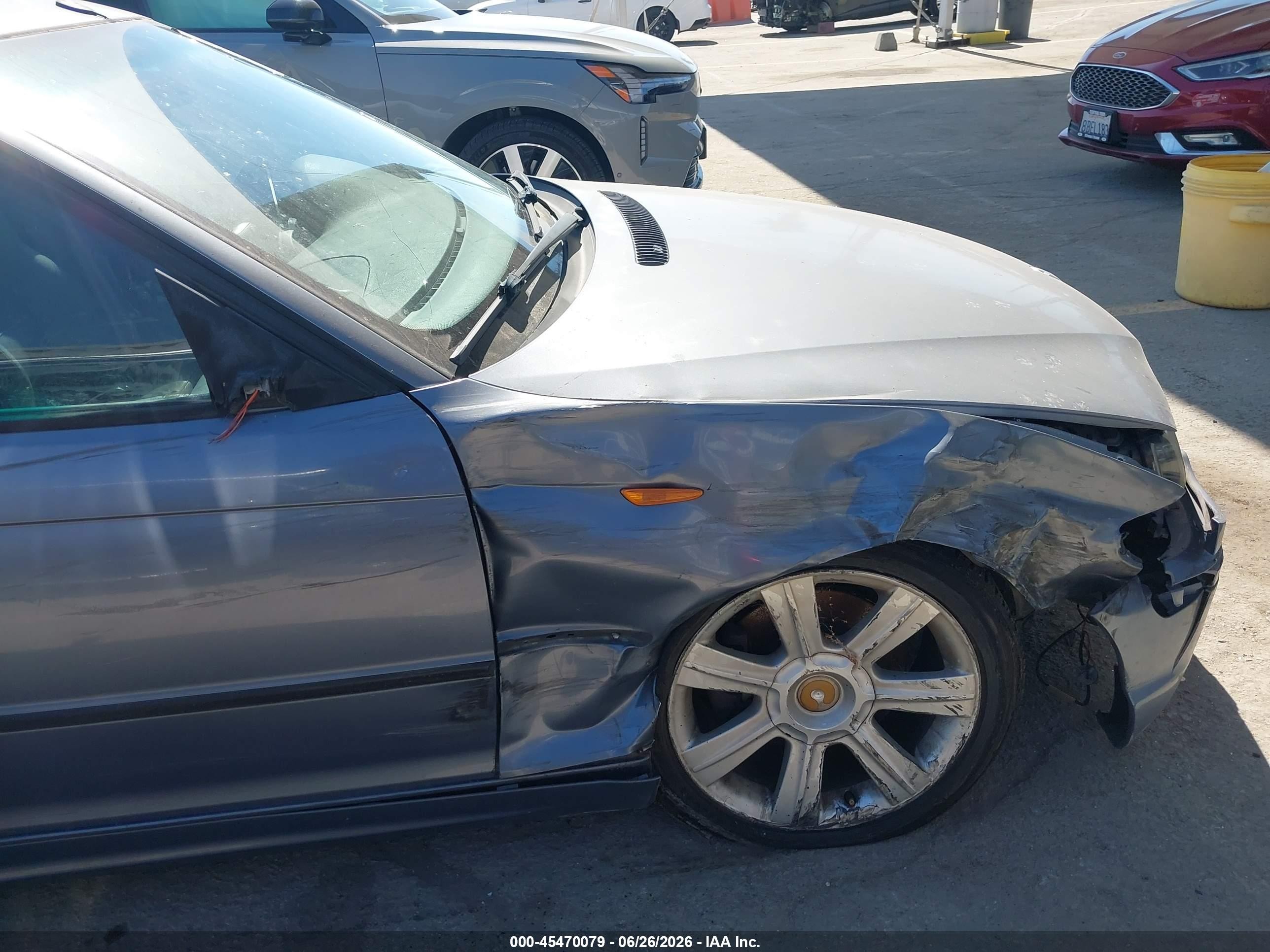2002 Bmw 325i Серый vin: WBAET37492NG80266