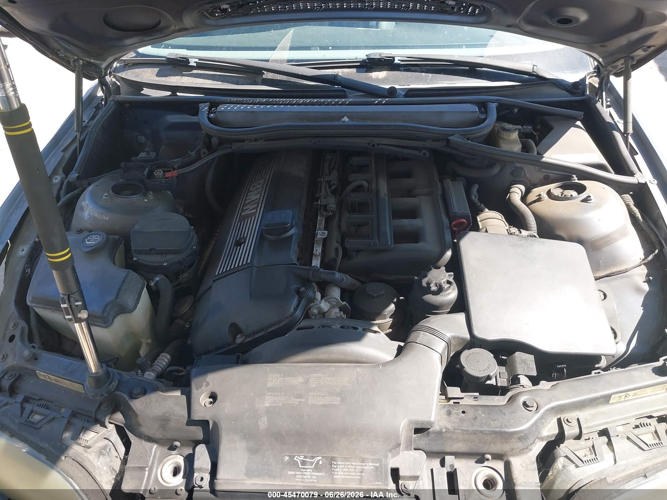 2002 Bmw 325i Серый vin: WBAET37492NG80266