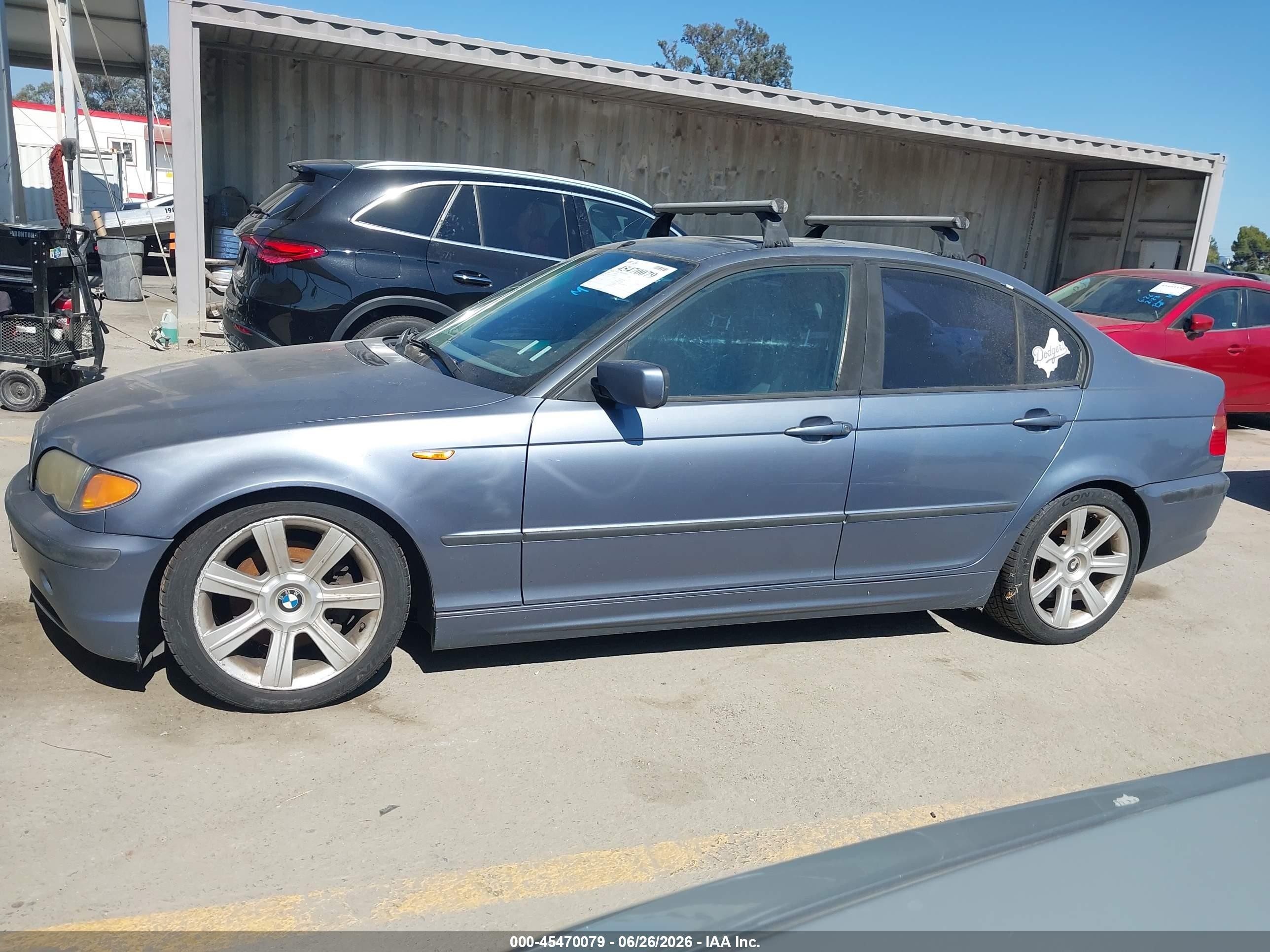 2002 Bmw 325i Серый vin: WBAET37492NG80266