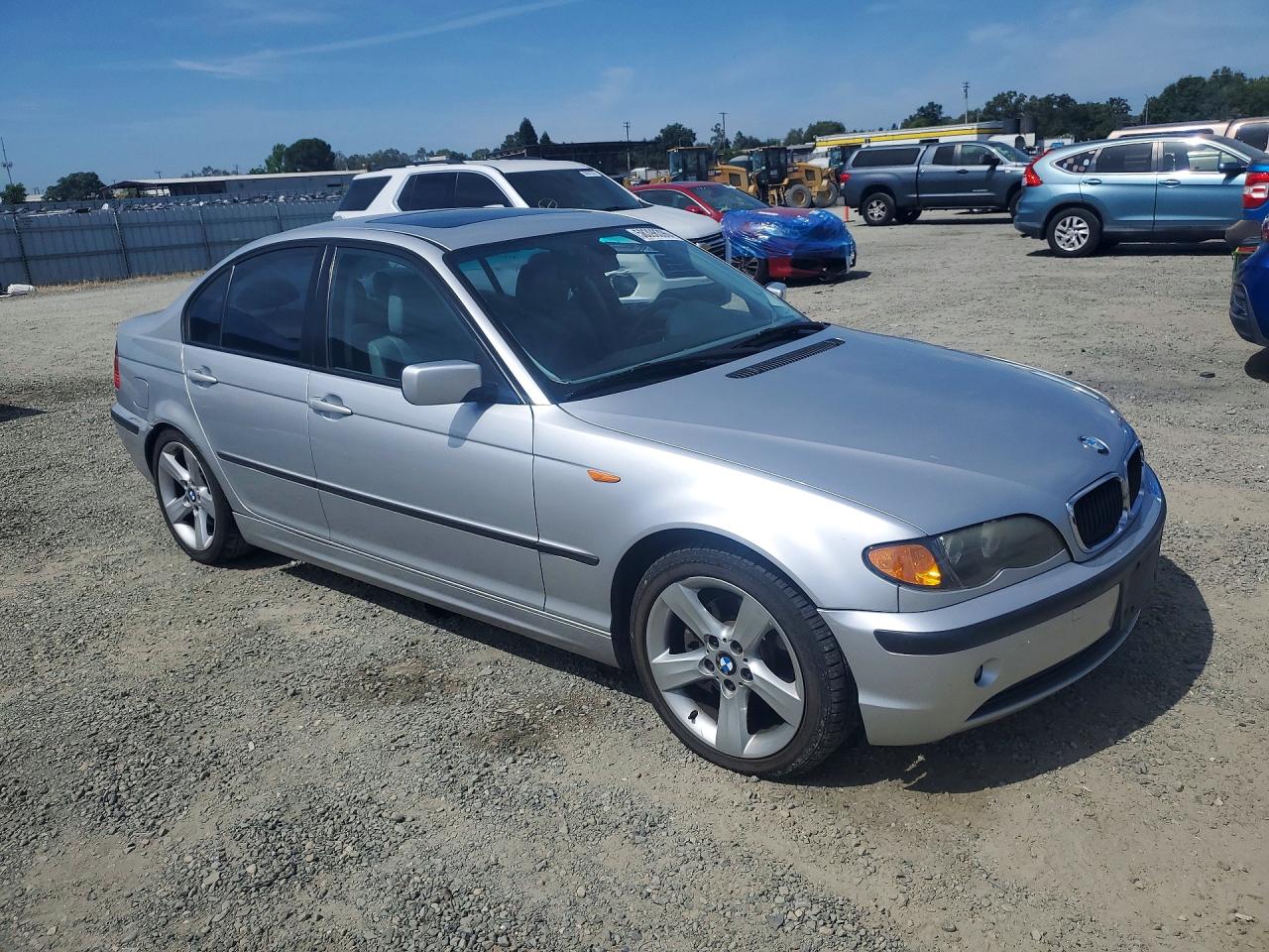 2005 Bmw 325 I Silver vin: WBAET374X5NJ90971