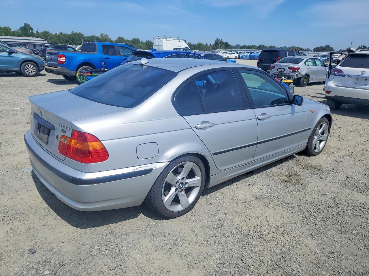 2005 Bmw 325 I Silver vin: WBAET374X5NJ90971
