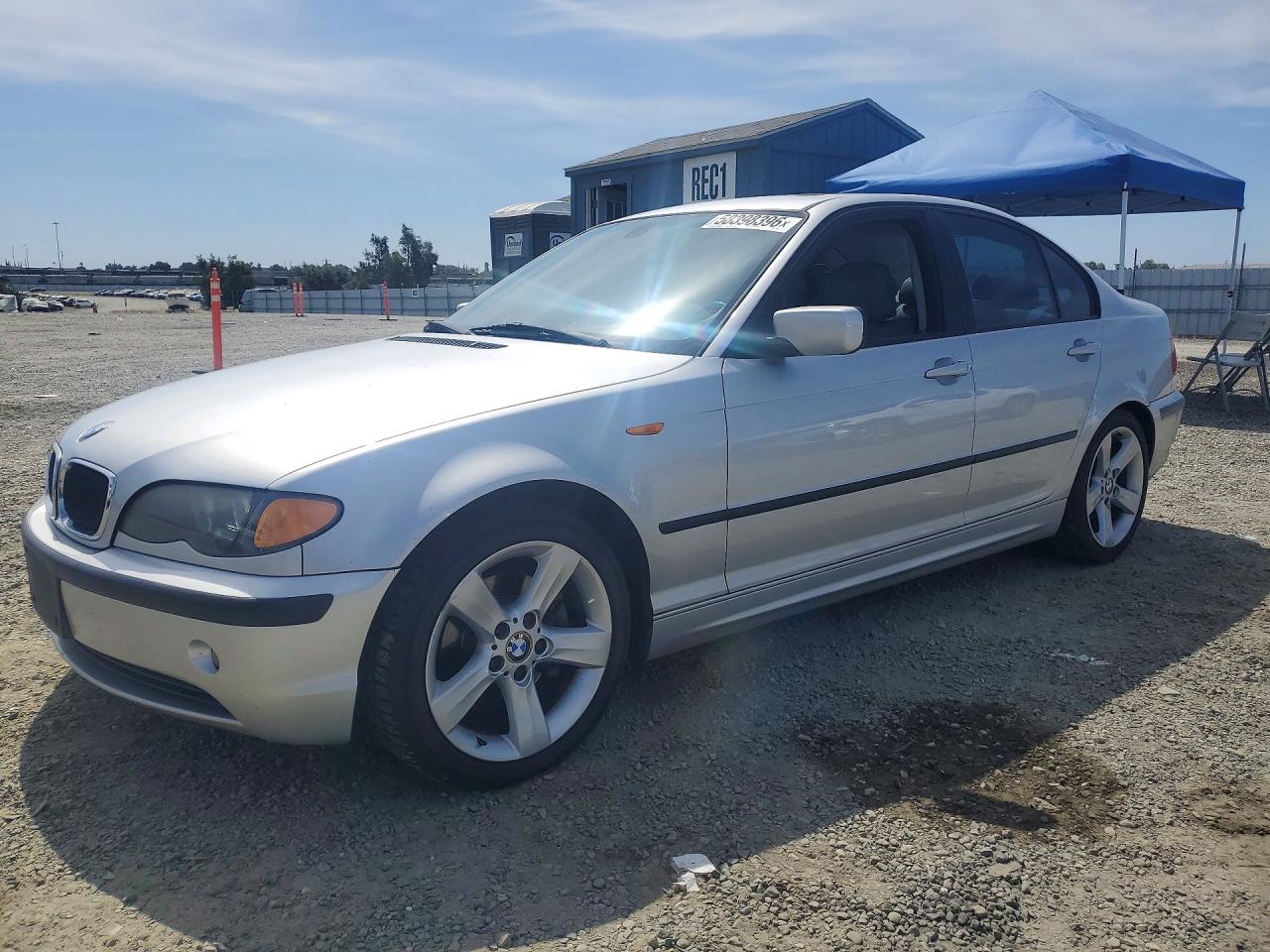 2005 Bmw 325 I Silver vin: WBAET374X5NJ90971