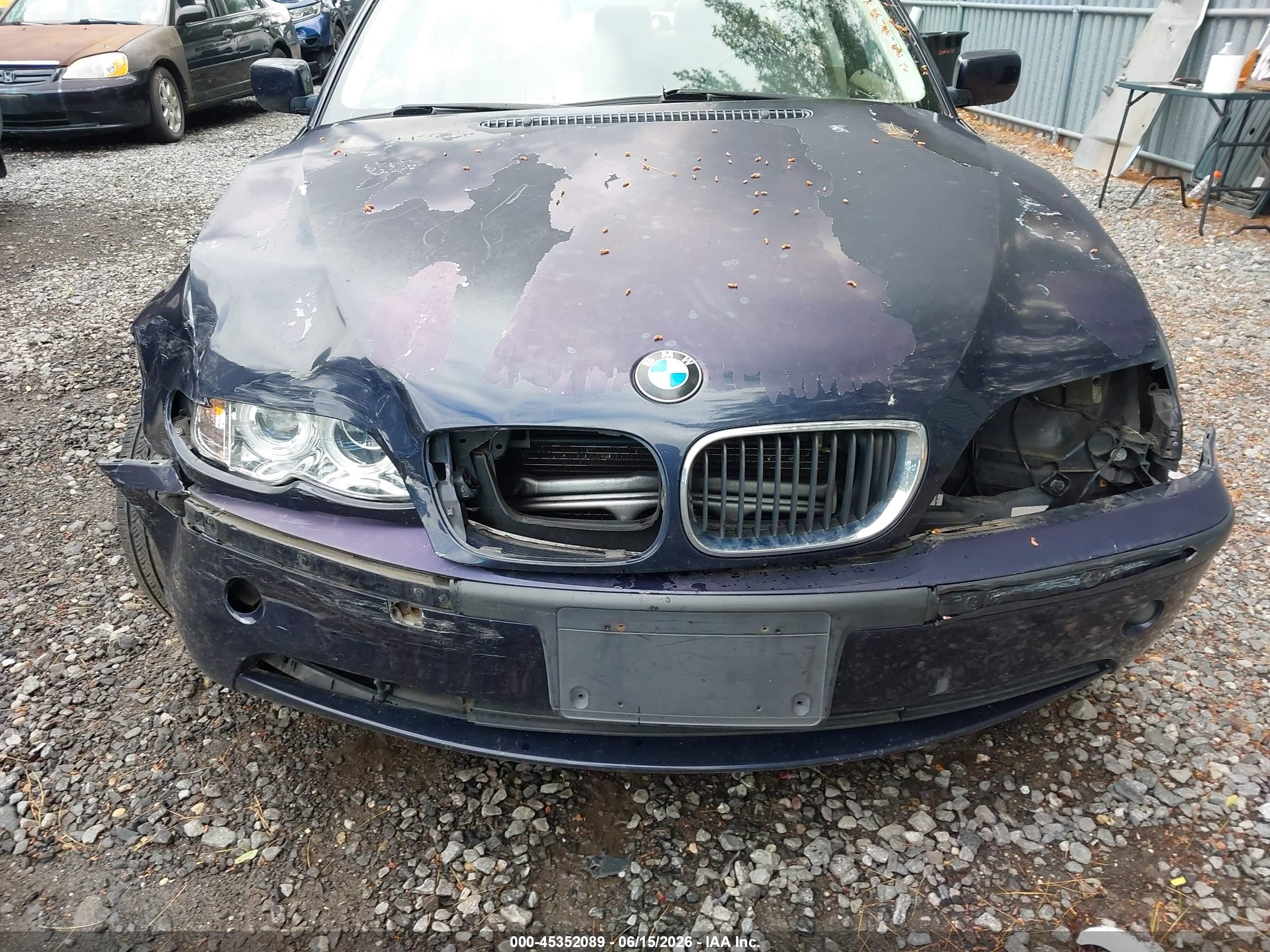 2005 Bmw 325xi   Dark Blue vin: WBAEU33405PF63641