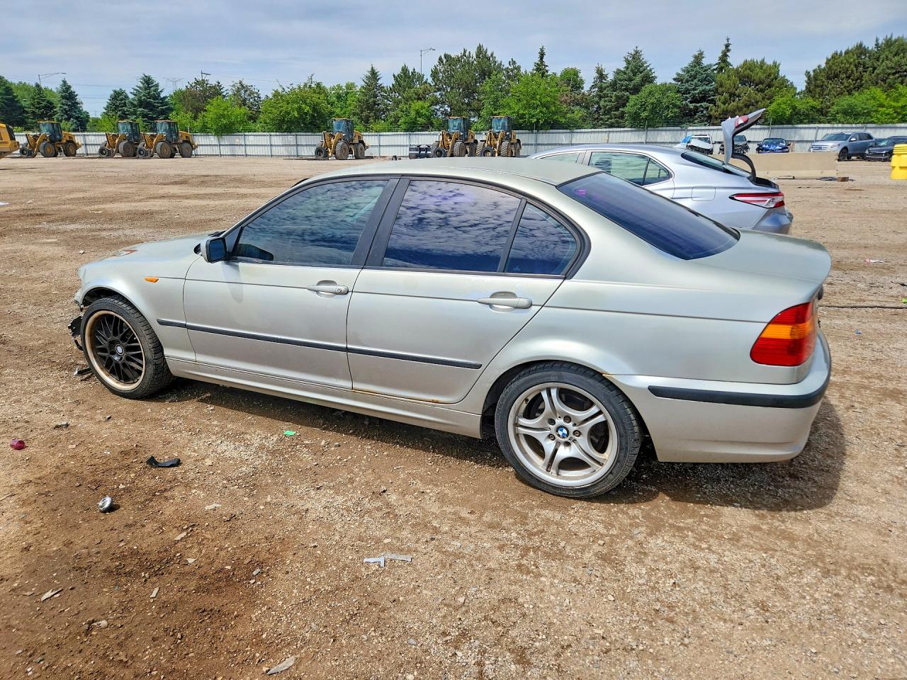 2003 Bmw 325 Xi Silver vin: WBAEU33423PM58061