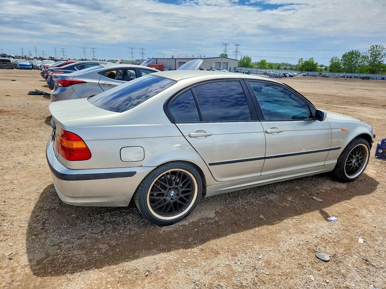 2003 Bmw 325 Xi Silver vin: WBAEU33423PM58061