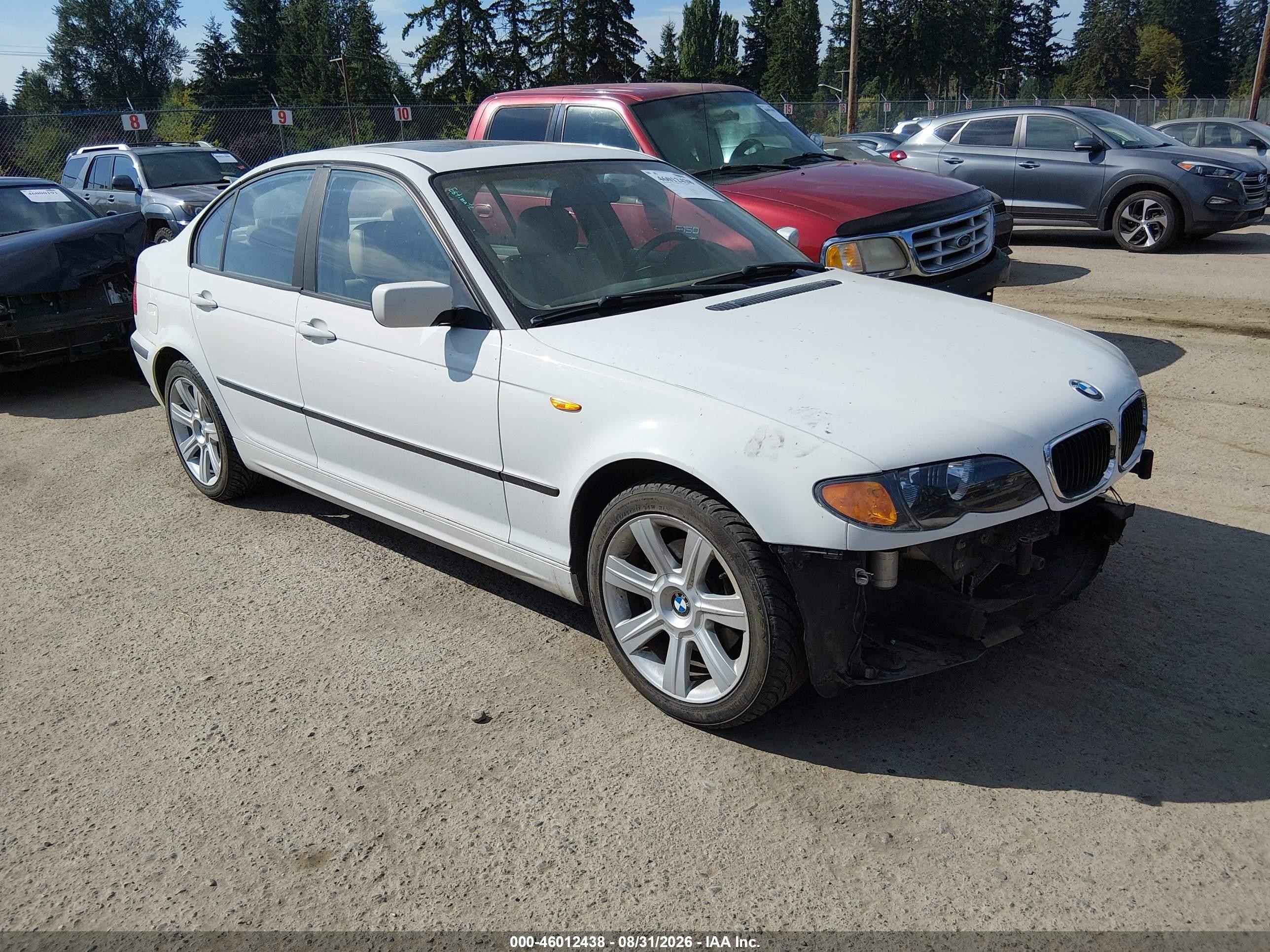 2002 Bmw 325xi   Белый vin: WBAEU33432PF57652