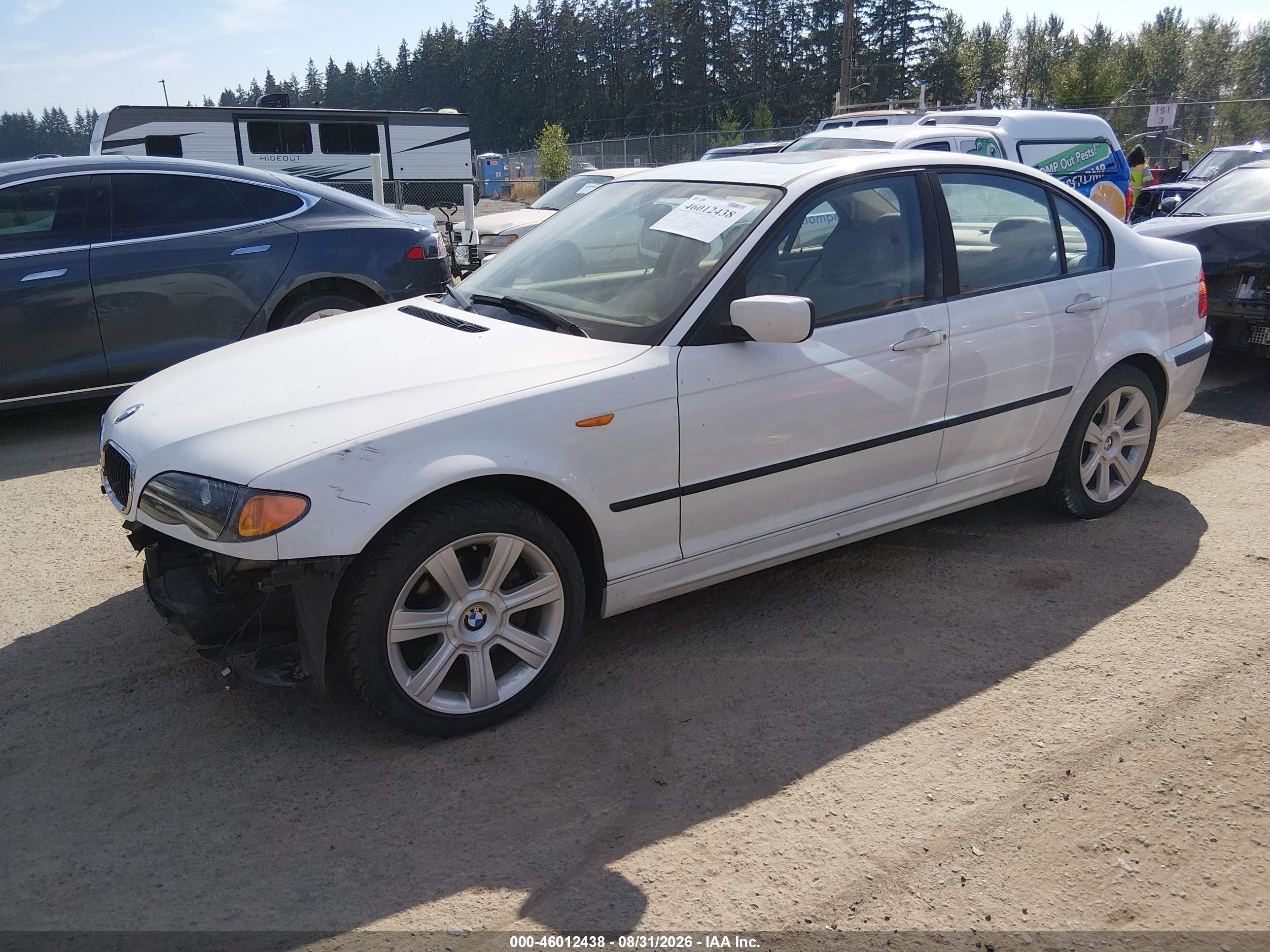 2002 Bmw 325xi   Белый vin: WBAEU33432PF57652