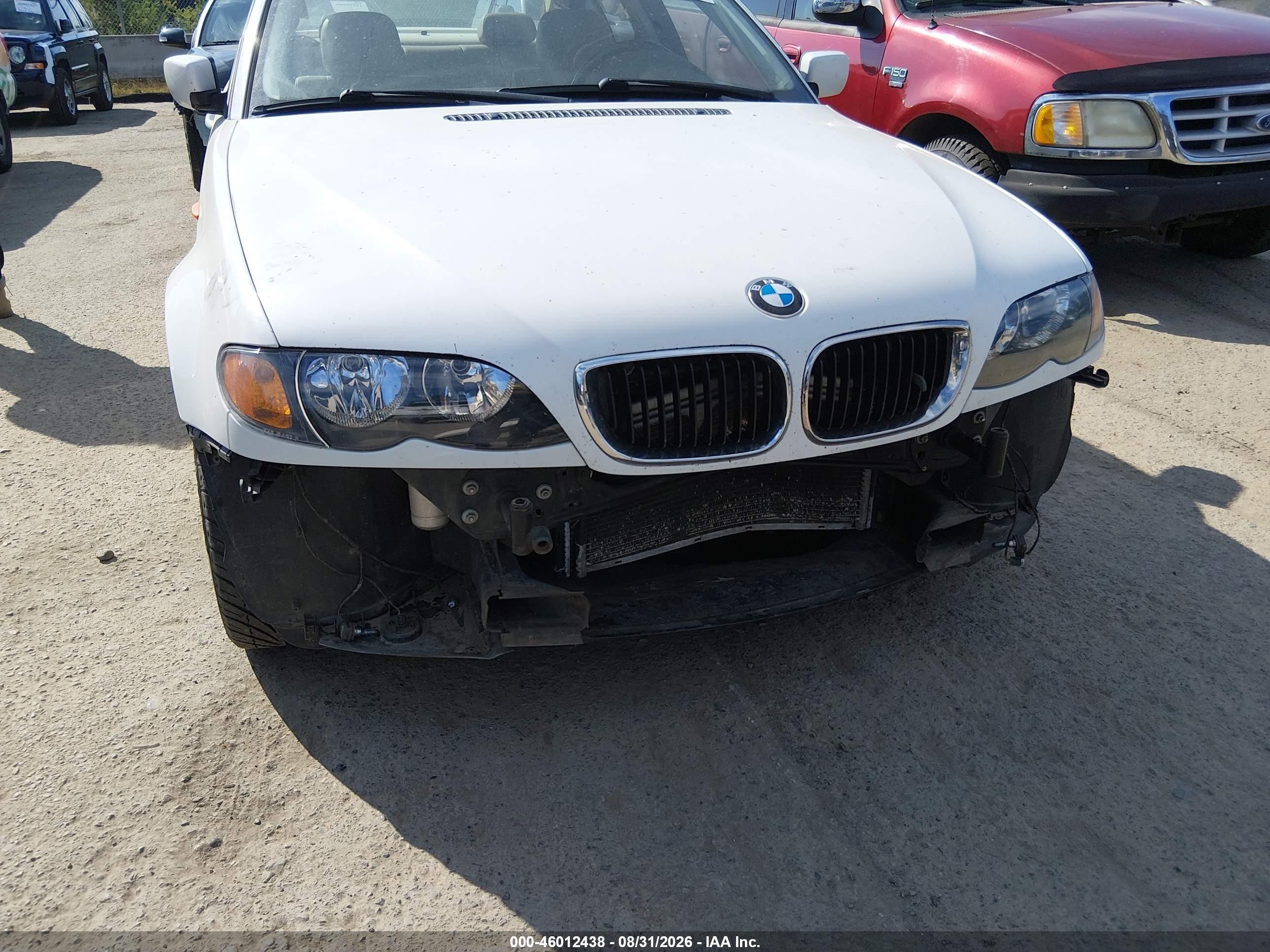 2002 Bmw 325xi   Белый vin: WBAEU33432PF57652