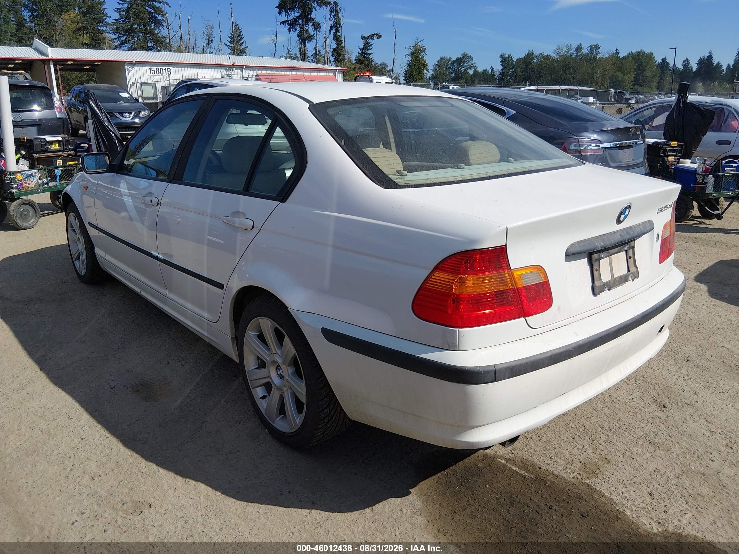 2002 Bmw 325xi   Белый vin: WBAEU33432PF57652