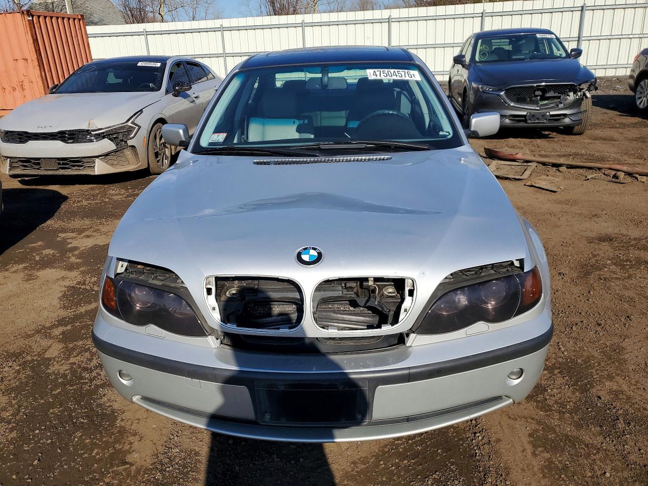 2002 Bmw 325 Xi Silver vin: WBAEU33452PF57233
