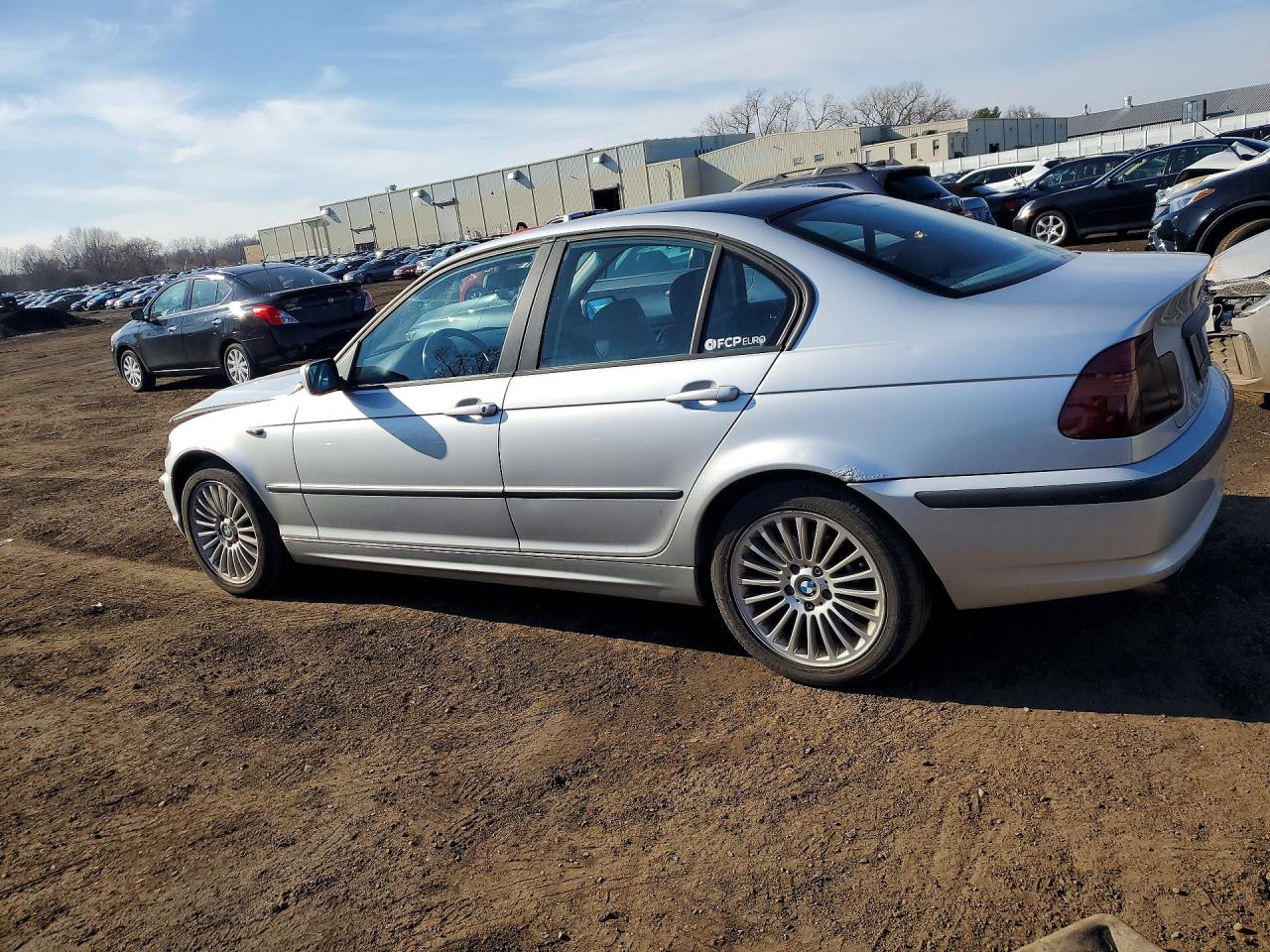 2002 Bmw 325 Xi Silver vin: WBAEU33452PF57233