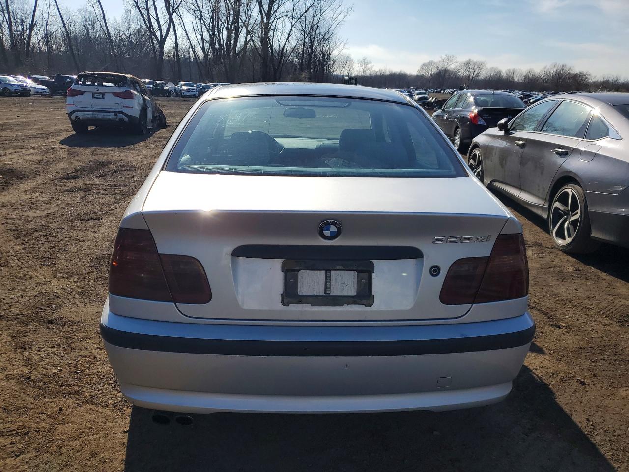 2002 Bmw 325 Xi Silver vin: WBAEU33452PF57233