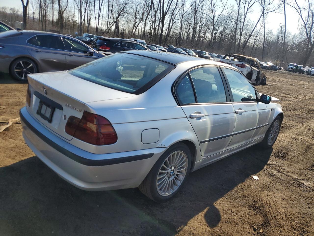 2002 Bmw 325 Xi Silver vin: WBAEU33452PF57233