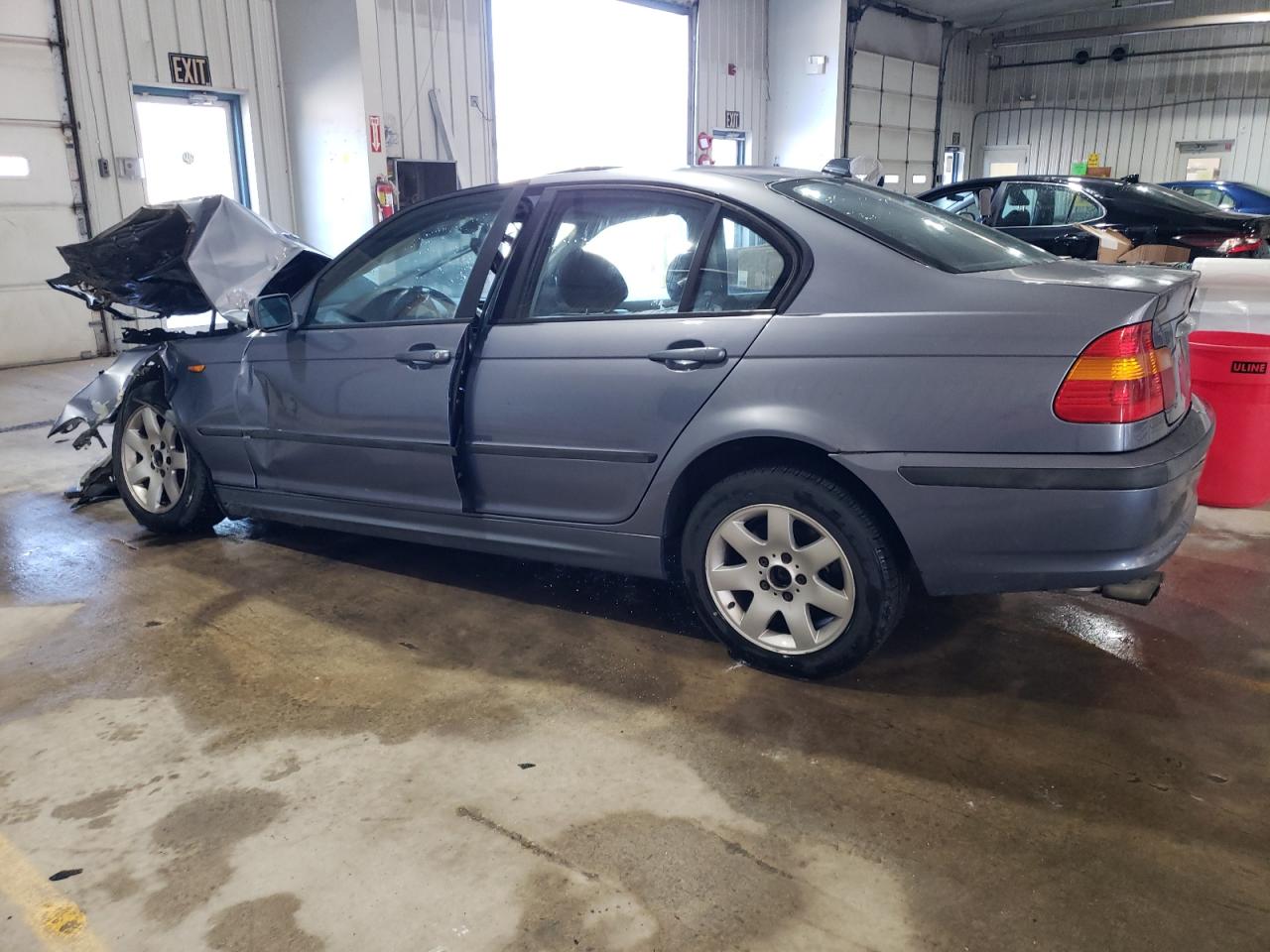 2004 Bmw 325 Xi Gray vin: WBAEU33464PR10479