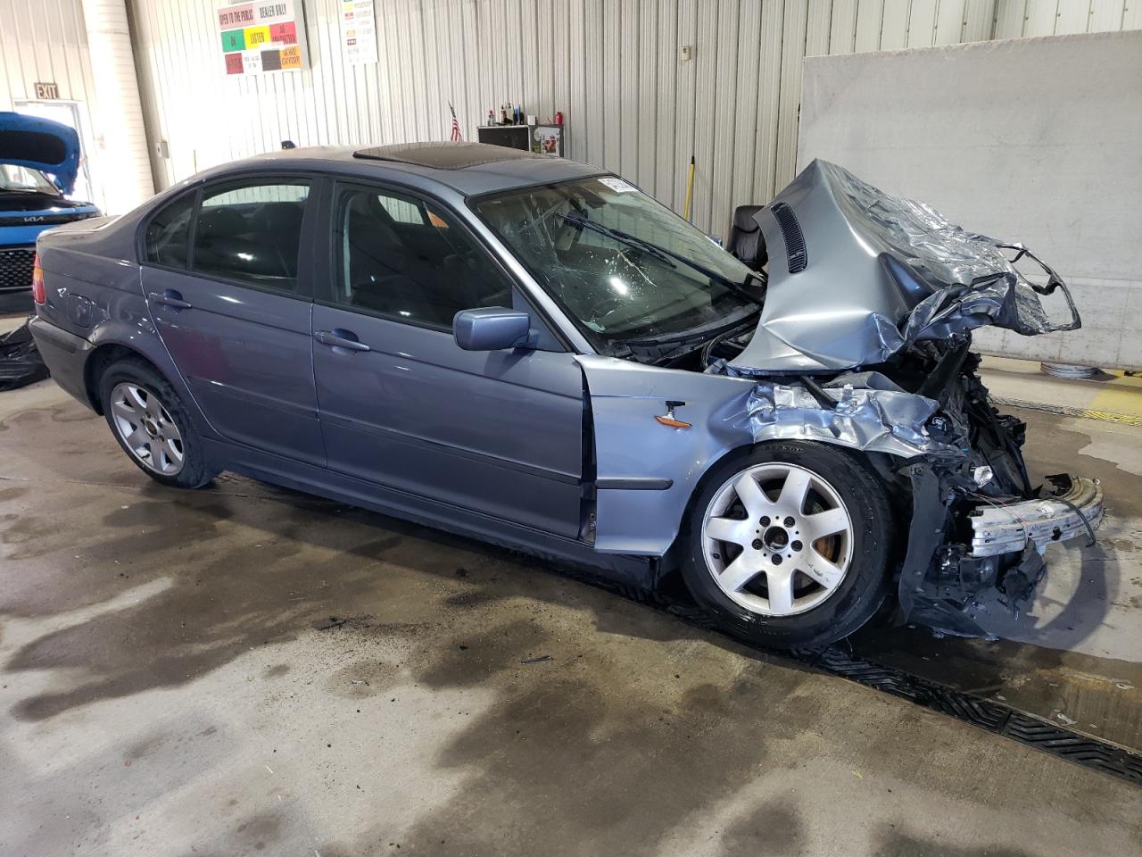 2004 Bmw 325 Xi Gray vin: WBAEU33464PR10479