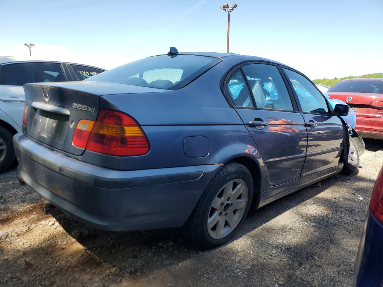 2004 Bmw 325 Xi Gray vin: WBAEU33464PR10479