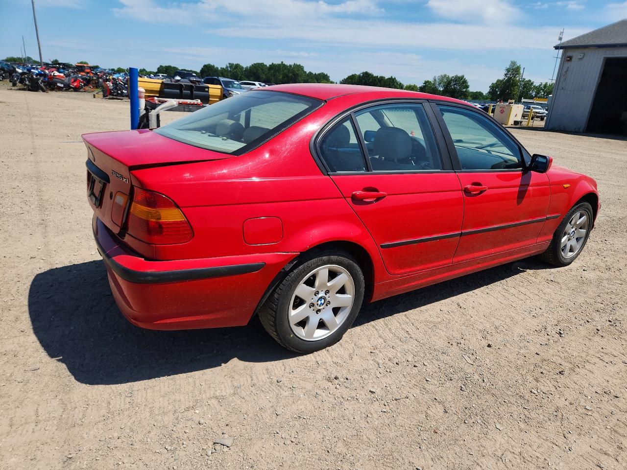 2004 Bmw 325 Xi Red vin: WBAEU33464PR11776