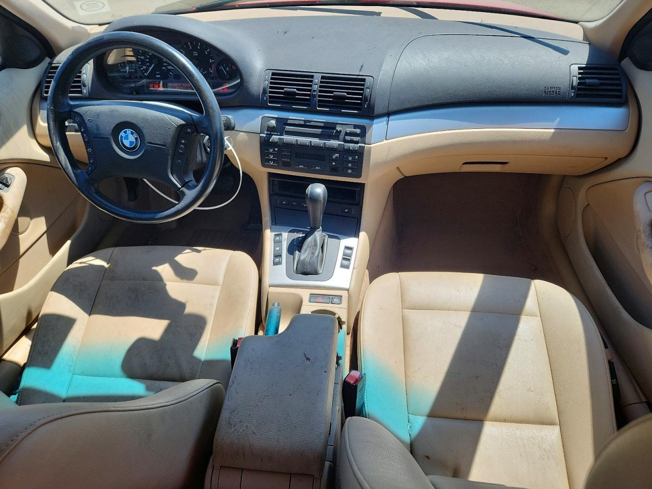 2004 Bmw 325 Xi Red vin: WBAEU33464PR11776