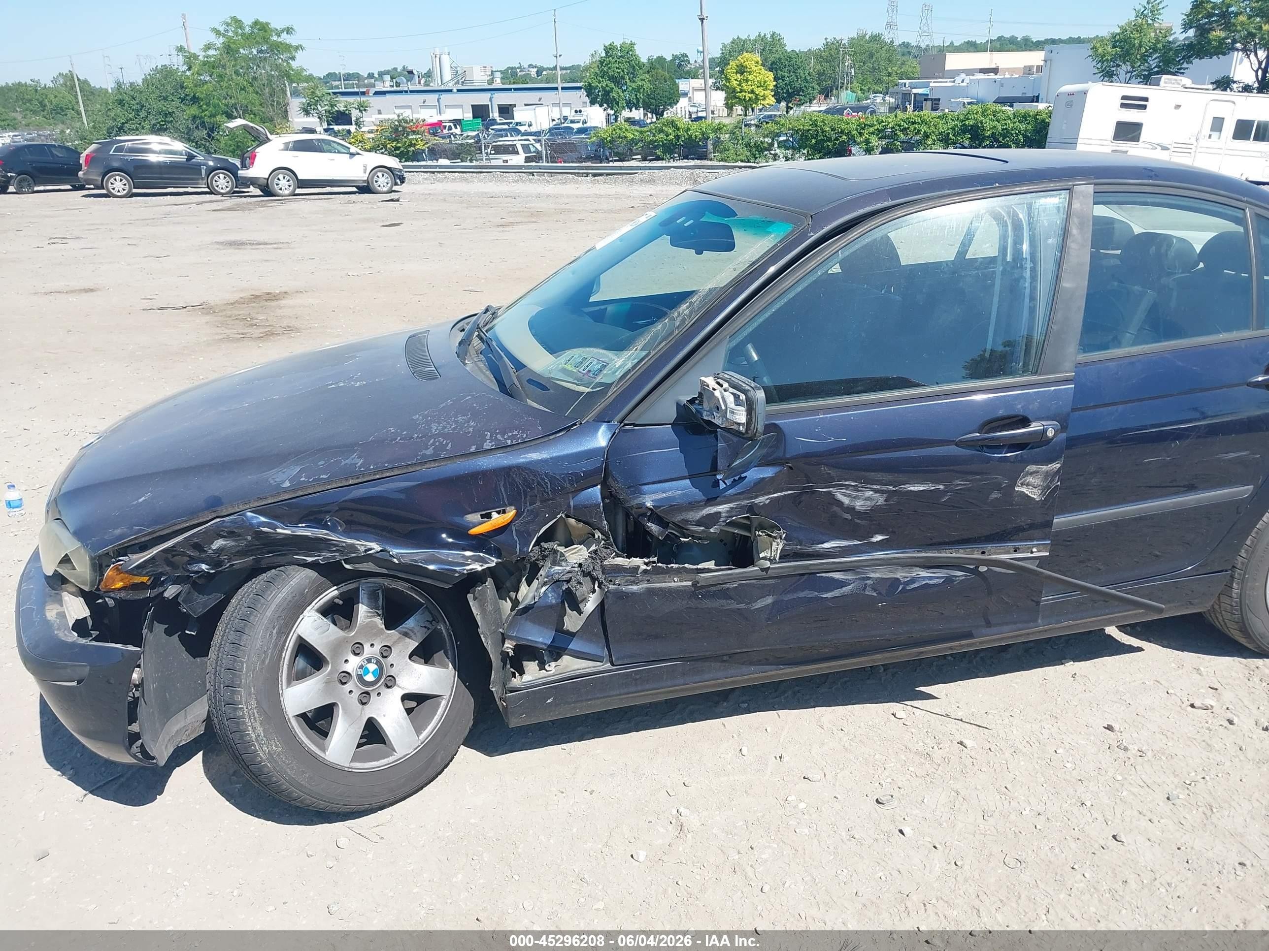 2005 Bmw 325xi   Dark Blue vin: WBAEU33465PR14808