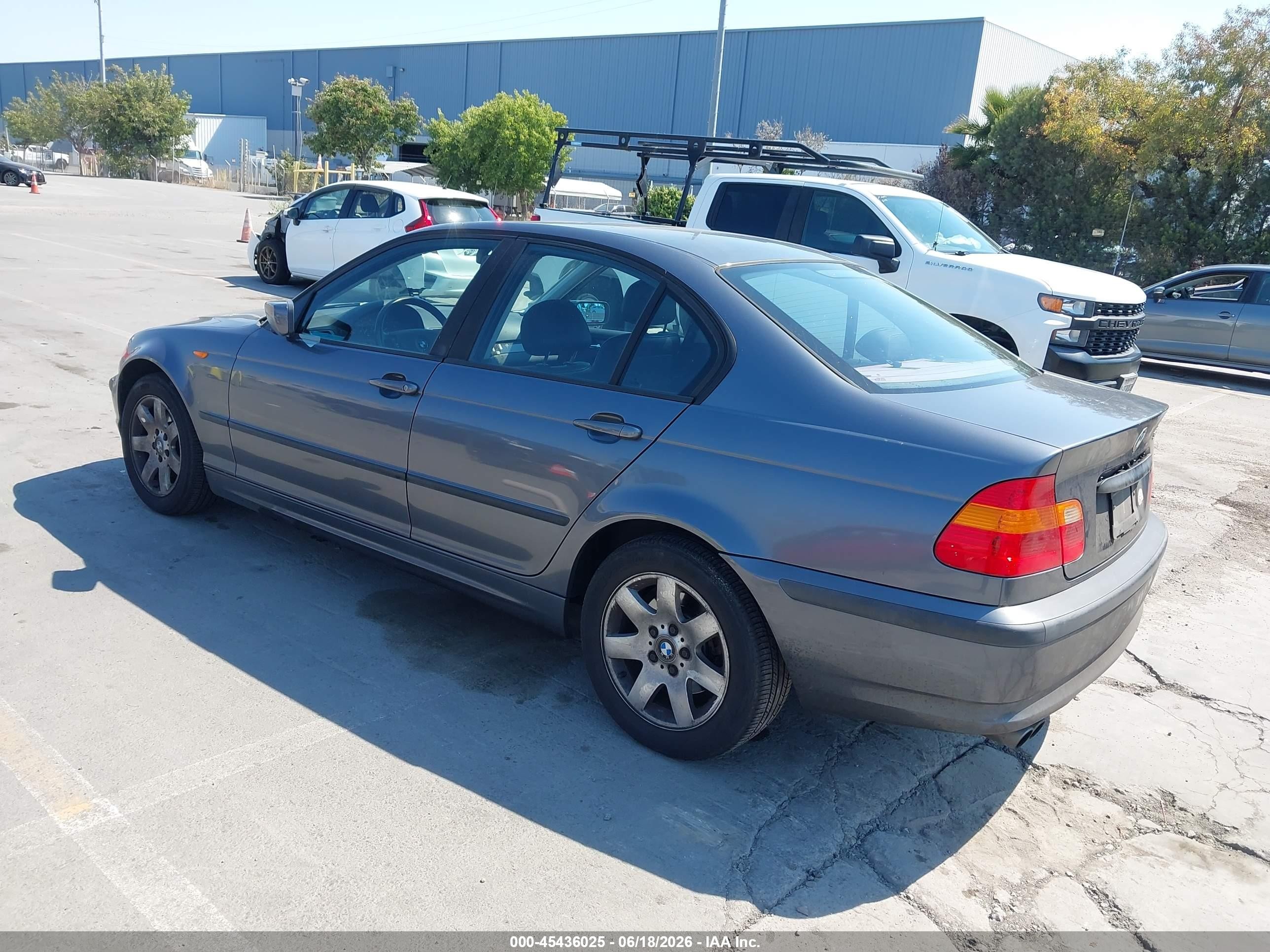2002 Bmw 325xi   Gray vin: WBAEU33482PF57257