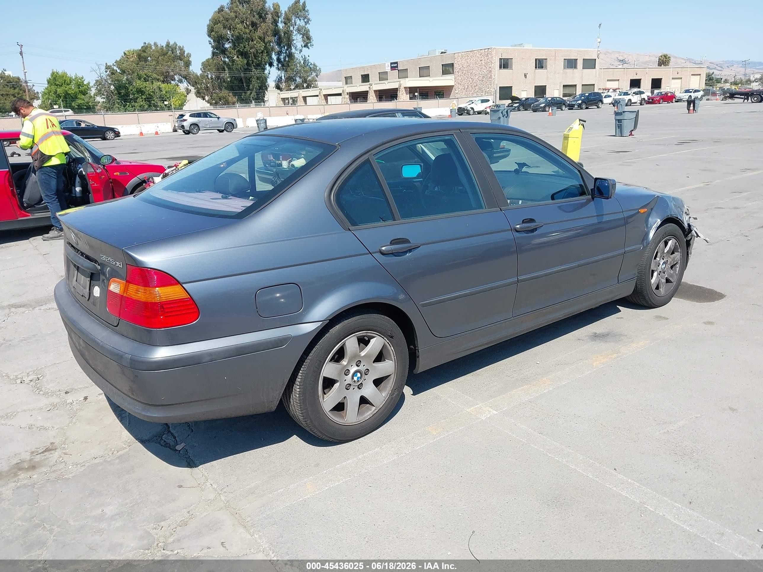2002 Bmw 325xi   Gray vin: WBAEU33482PF57257