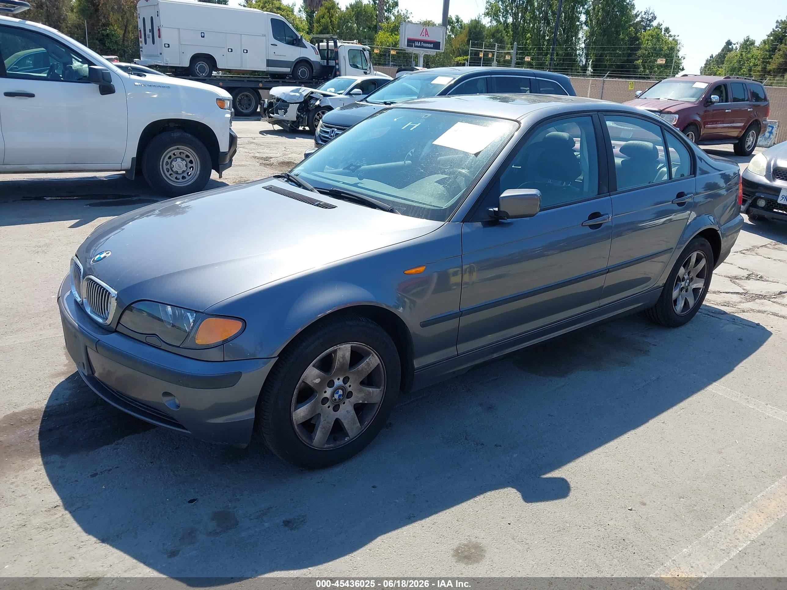 2002 Bmw 325xi   Gray vin: WBAEU33482PF57257