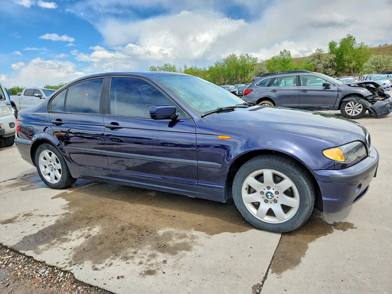 2004 Bmw 325 Xi Blue vin: WBAEU33484PR09673