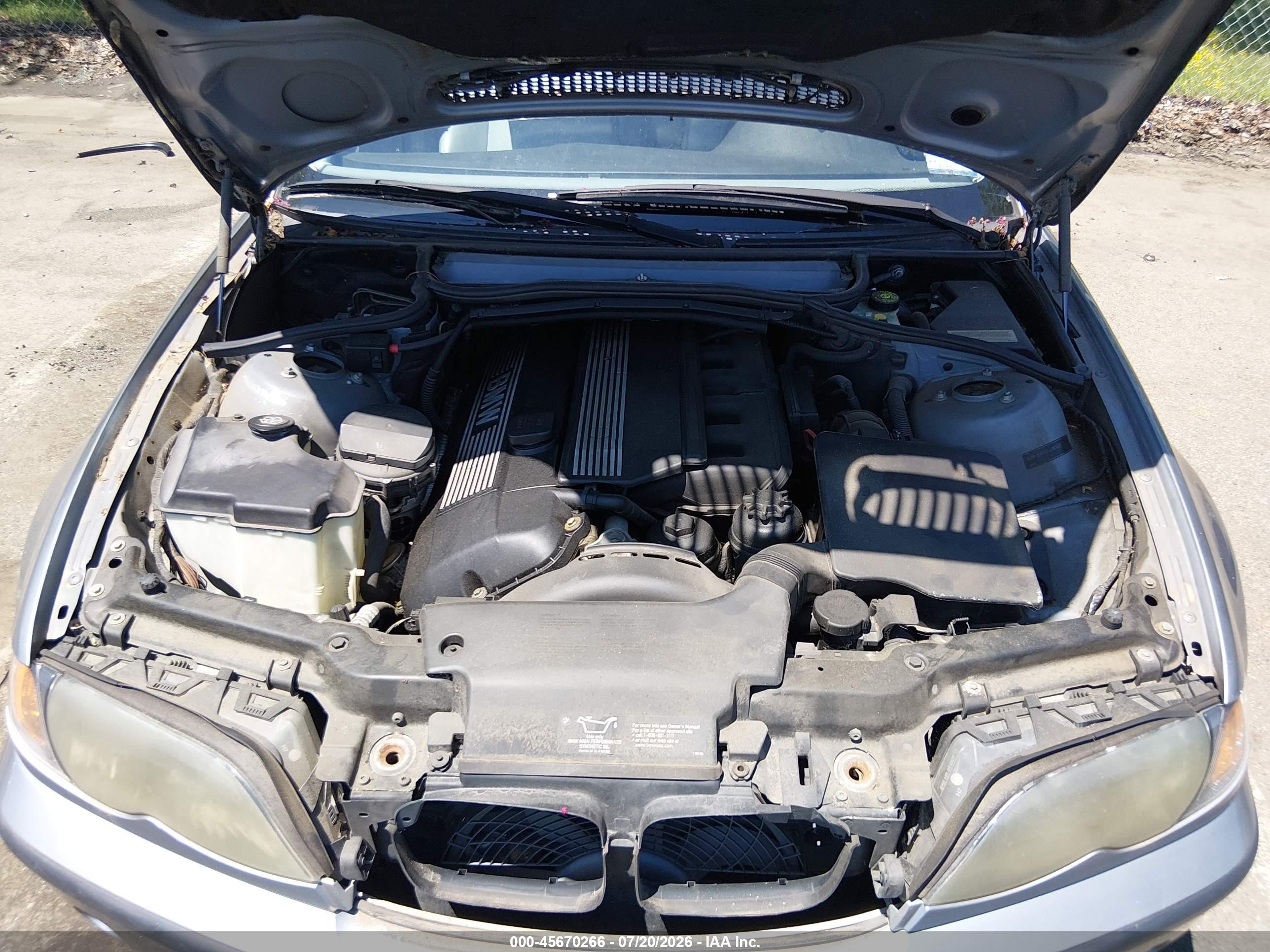 2004 Bmw 325xi   Silver vin: WBAEU33484PR13982
