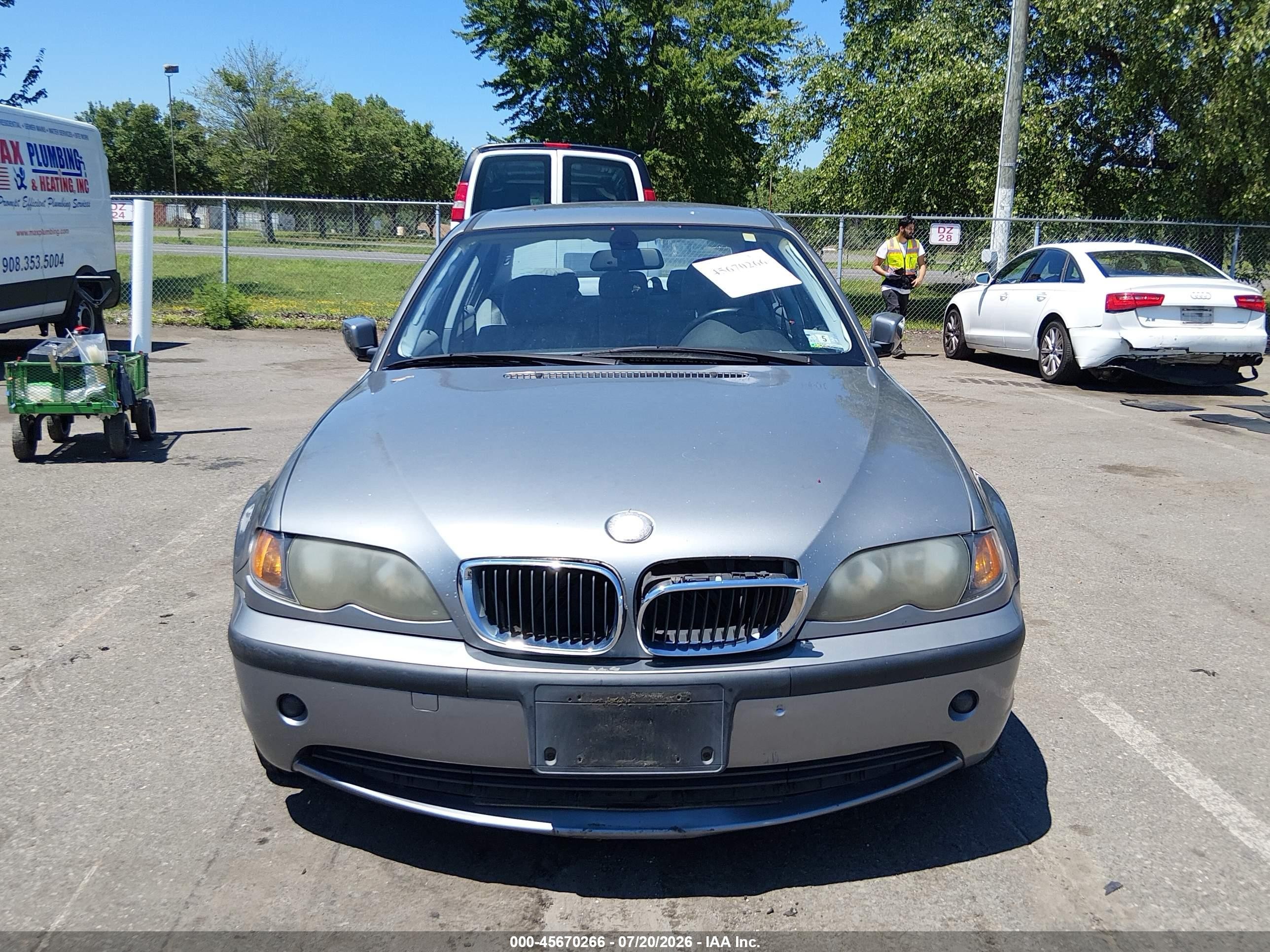 2004 Bmw 325xi   Silver vin: WBAEU33484PR13982
