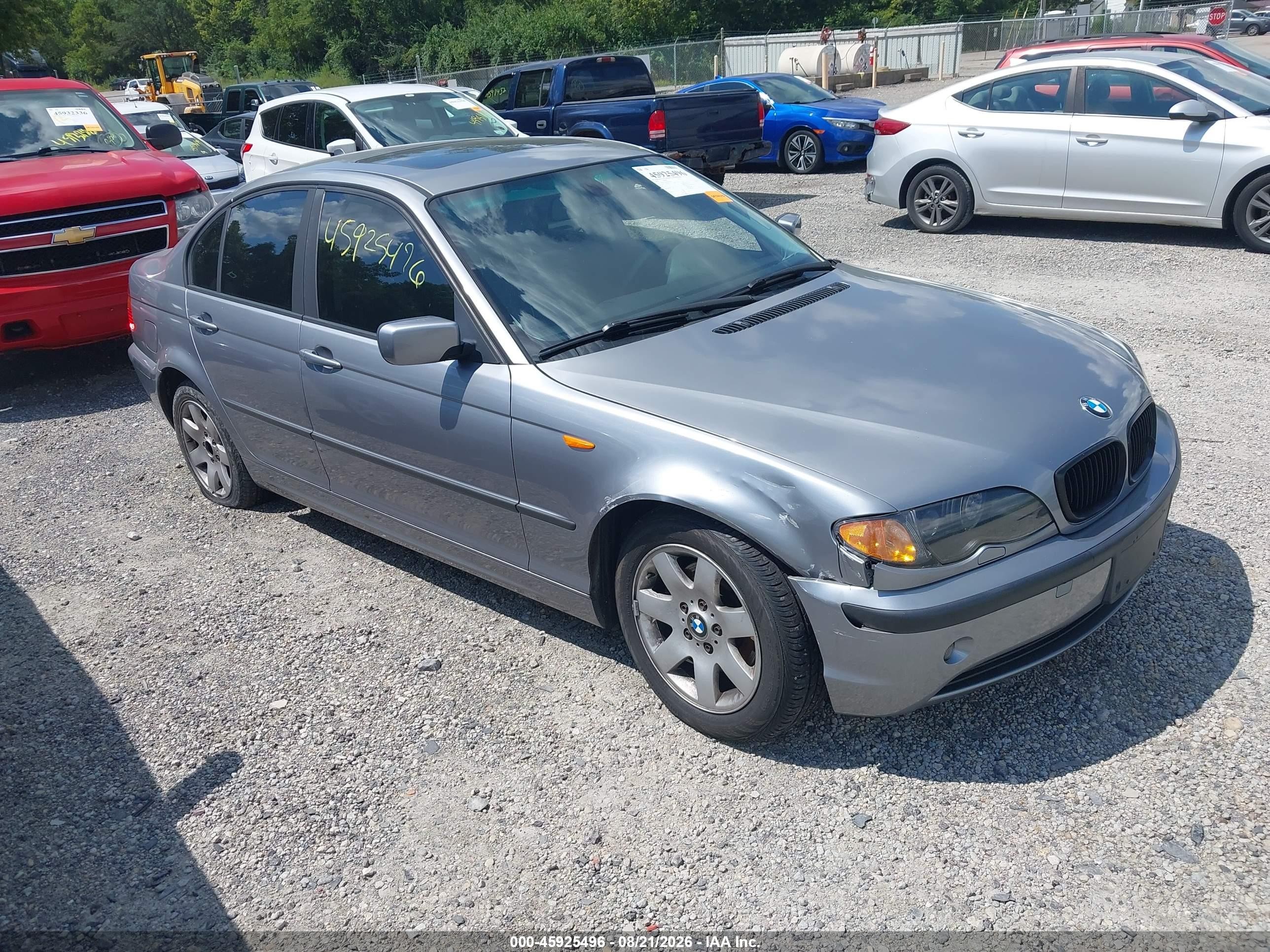 2004 Bmw 325xi   Blue vin: WBAEU33494PM61718