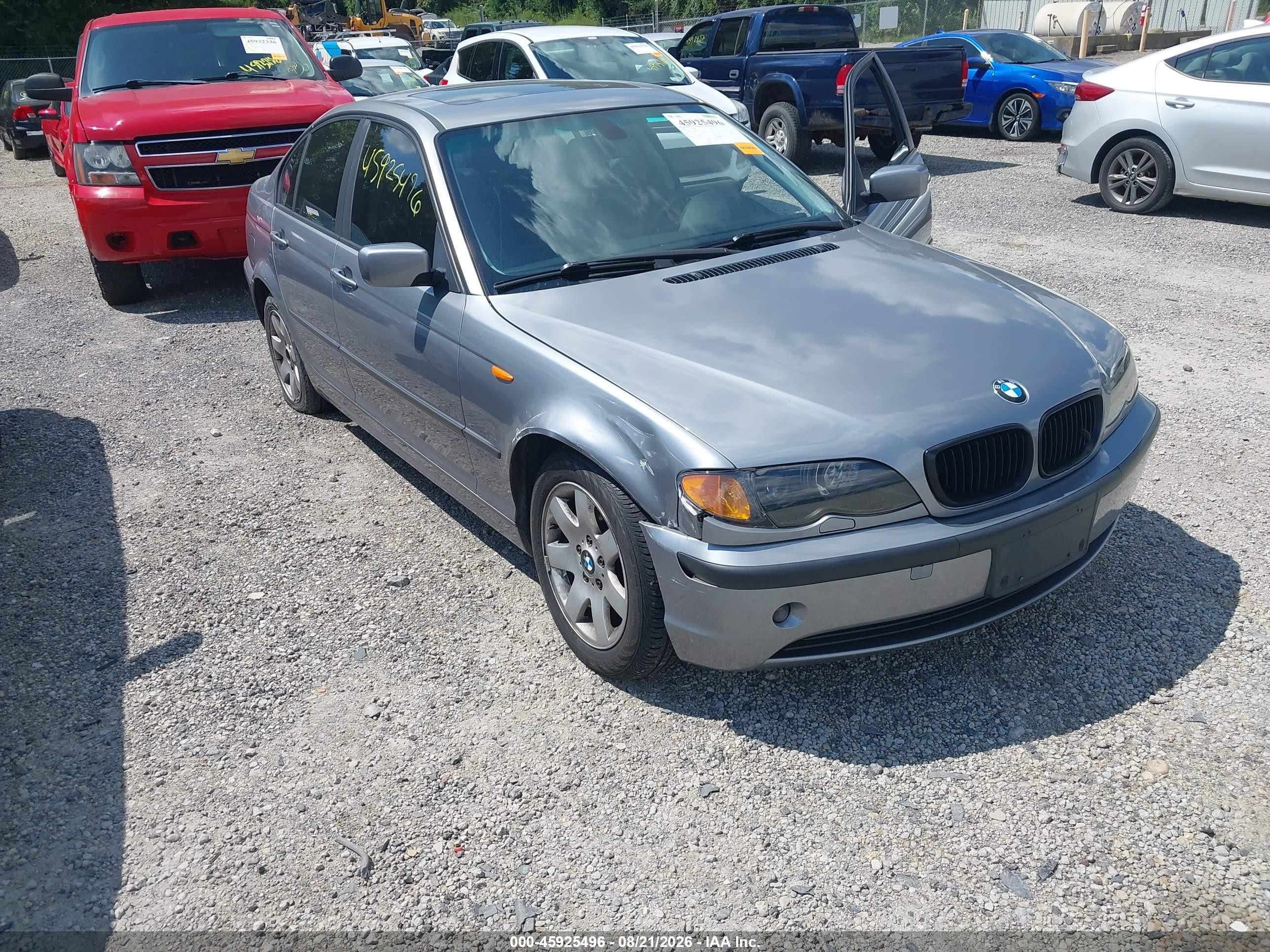 2004 Bmw 325xi   Blue vin: WBAEU33494PM61718