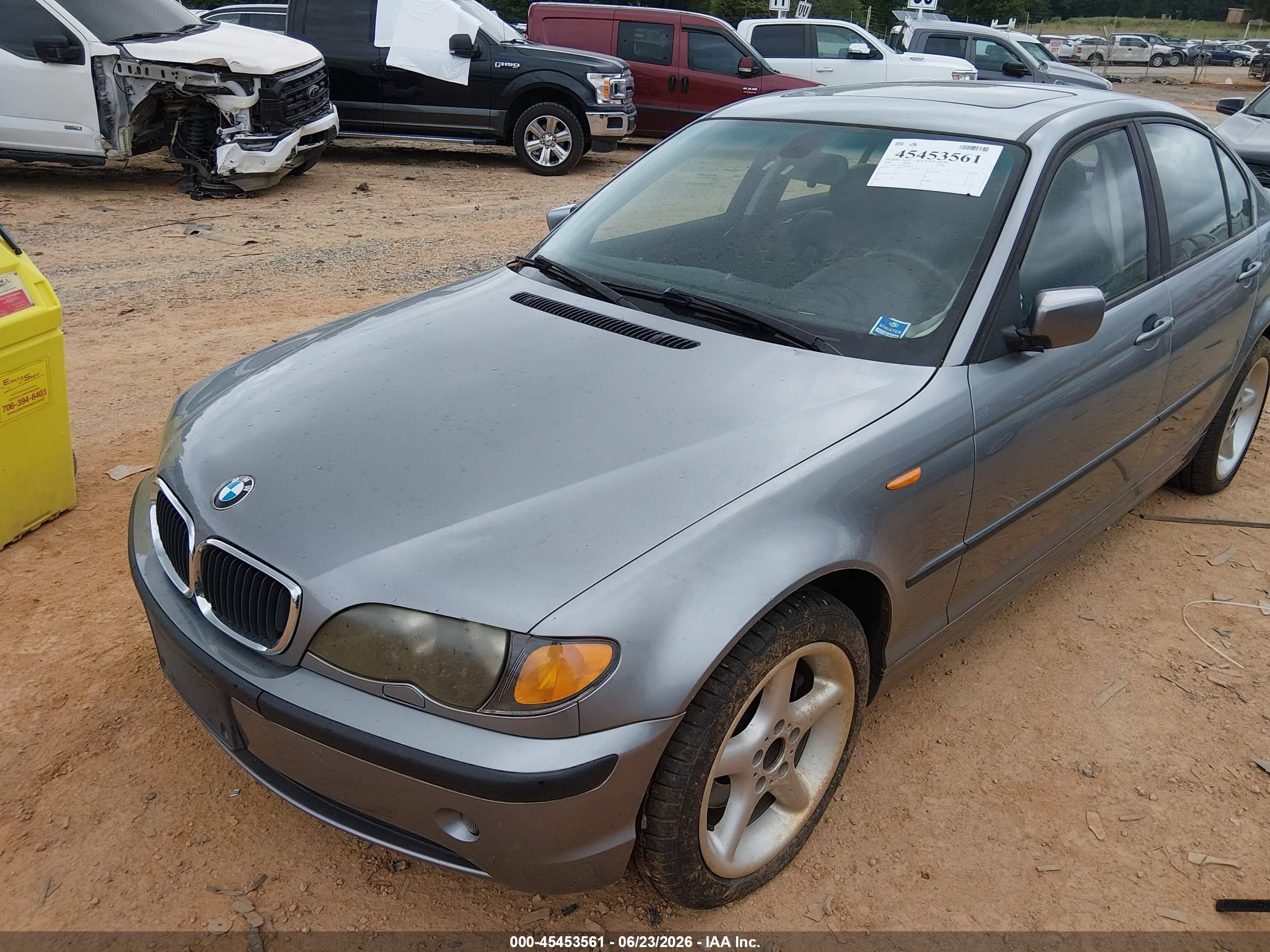 2004 Bmw 325xi   Light Blue vin: WBAEU33494PR08113