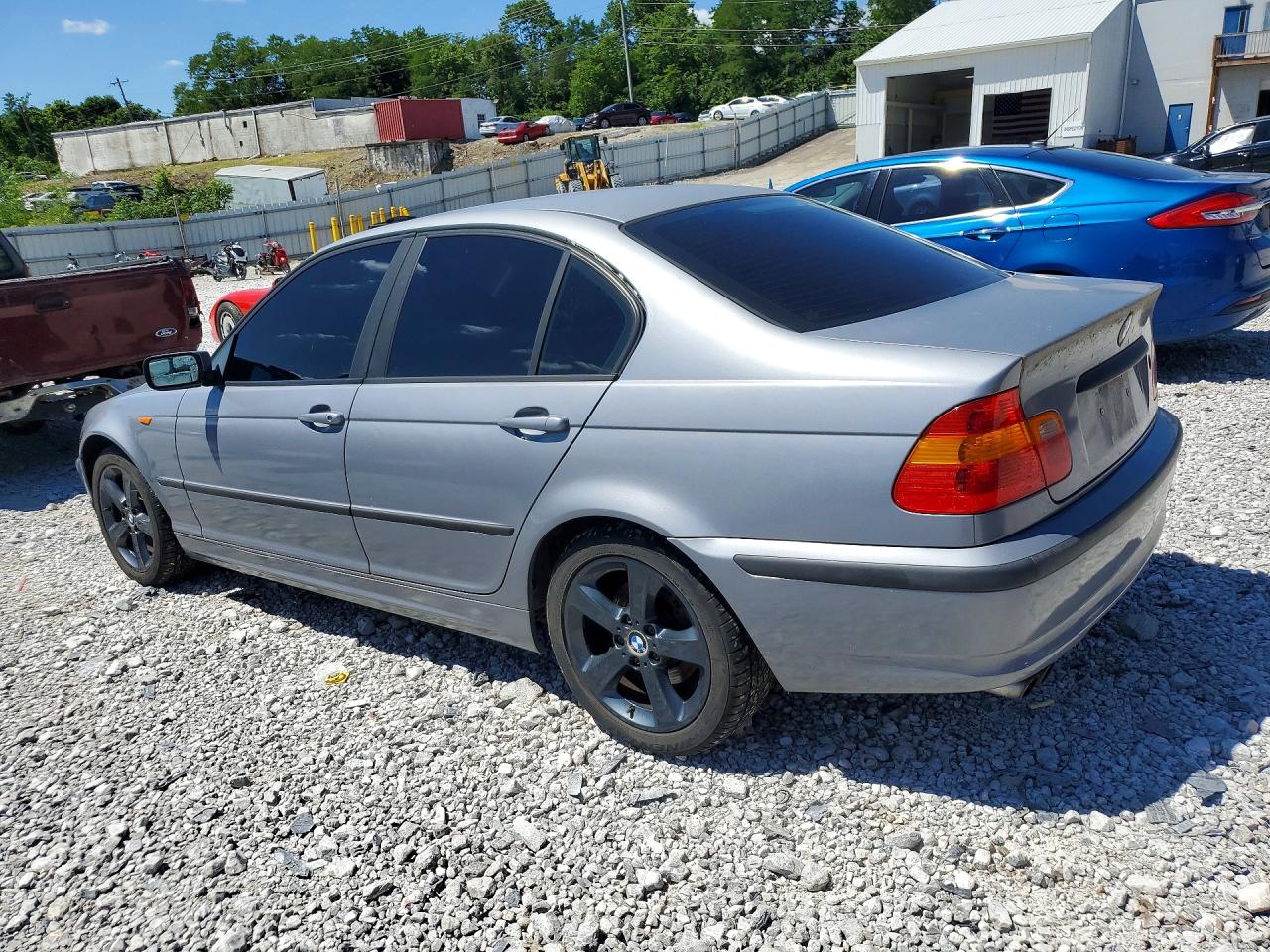 2004 Bmw 325 Xi Silver vin: WBAEU33494PR14011