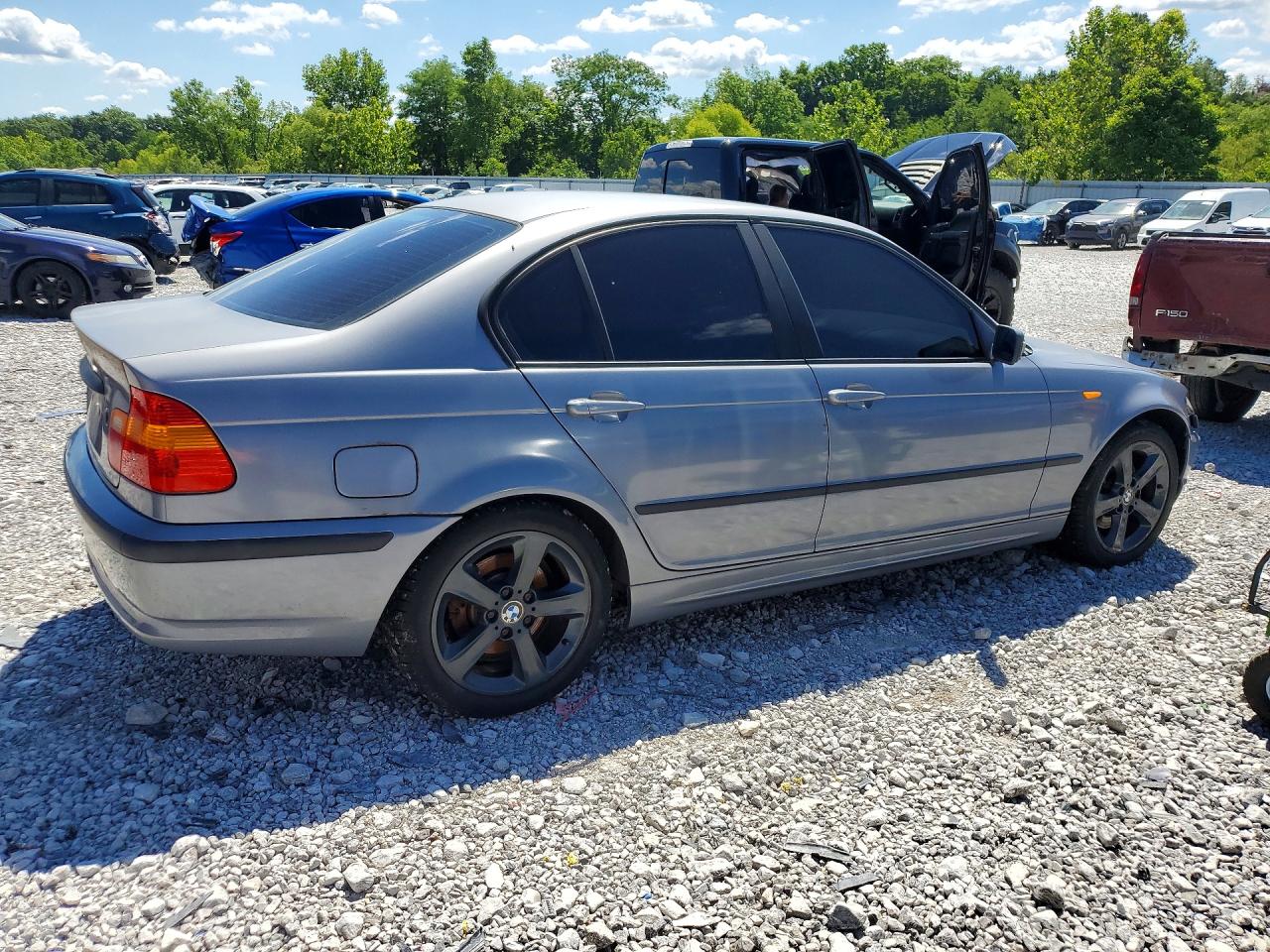 2004 Bmw 325 Xi Silver vin: WBAEU33494PR14011