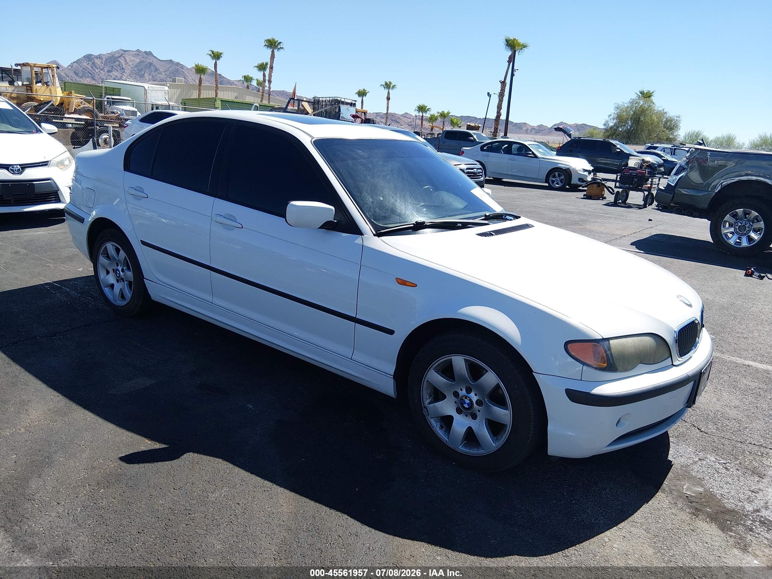 2005 Bmw 325xi   Белый vin: WBAEU33495PR16195